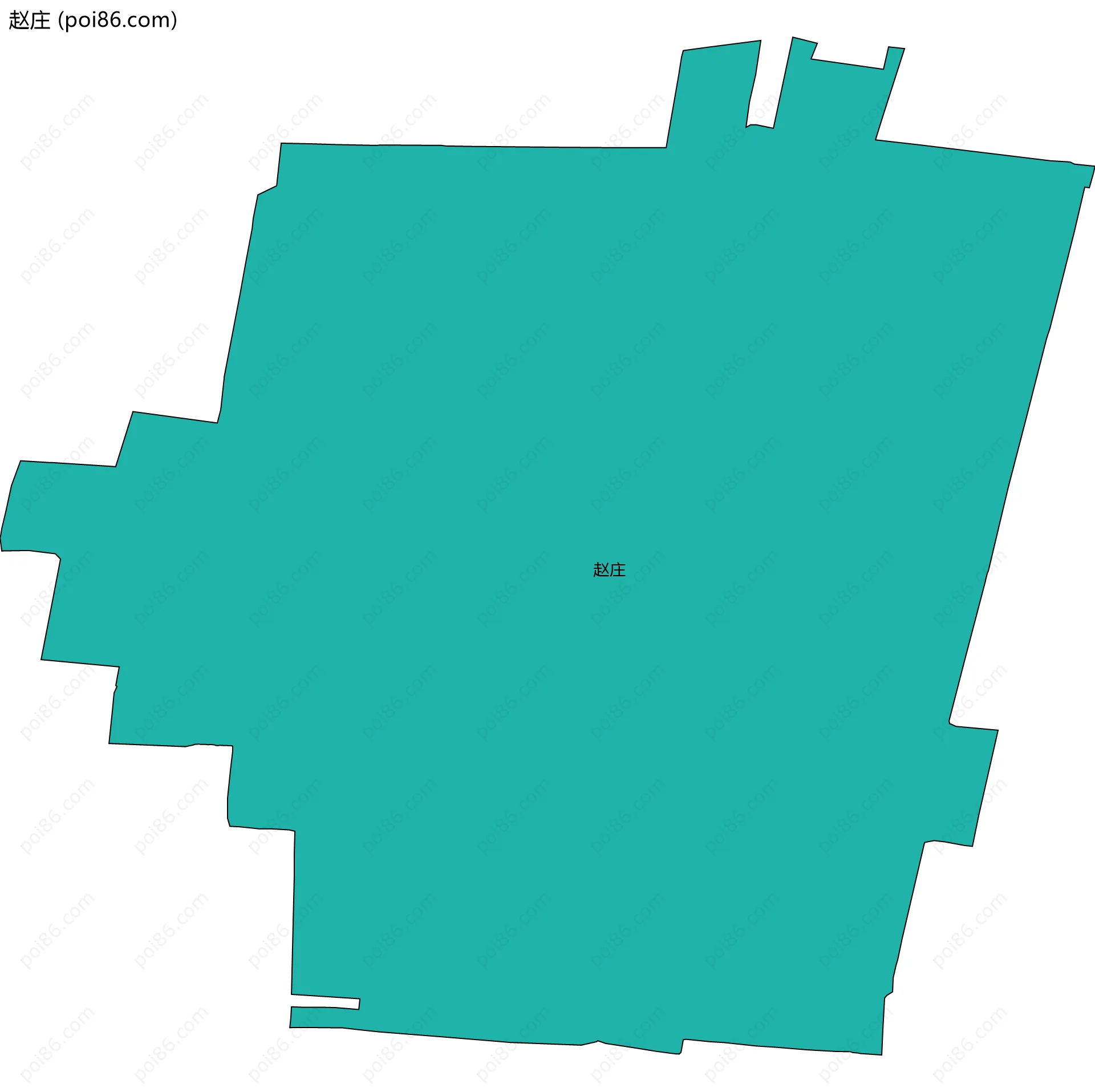 赵庄边界地图
