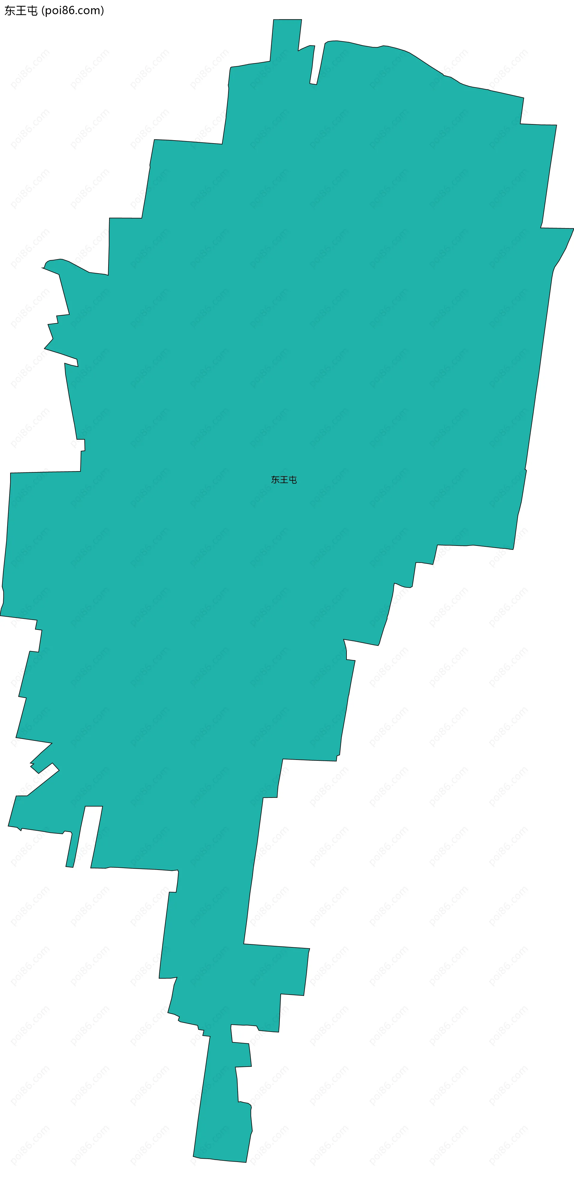 东王屯边界地图