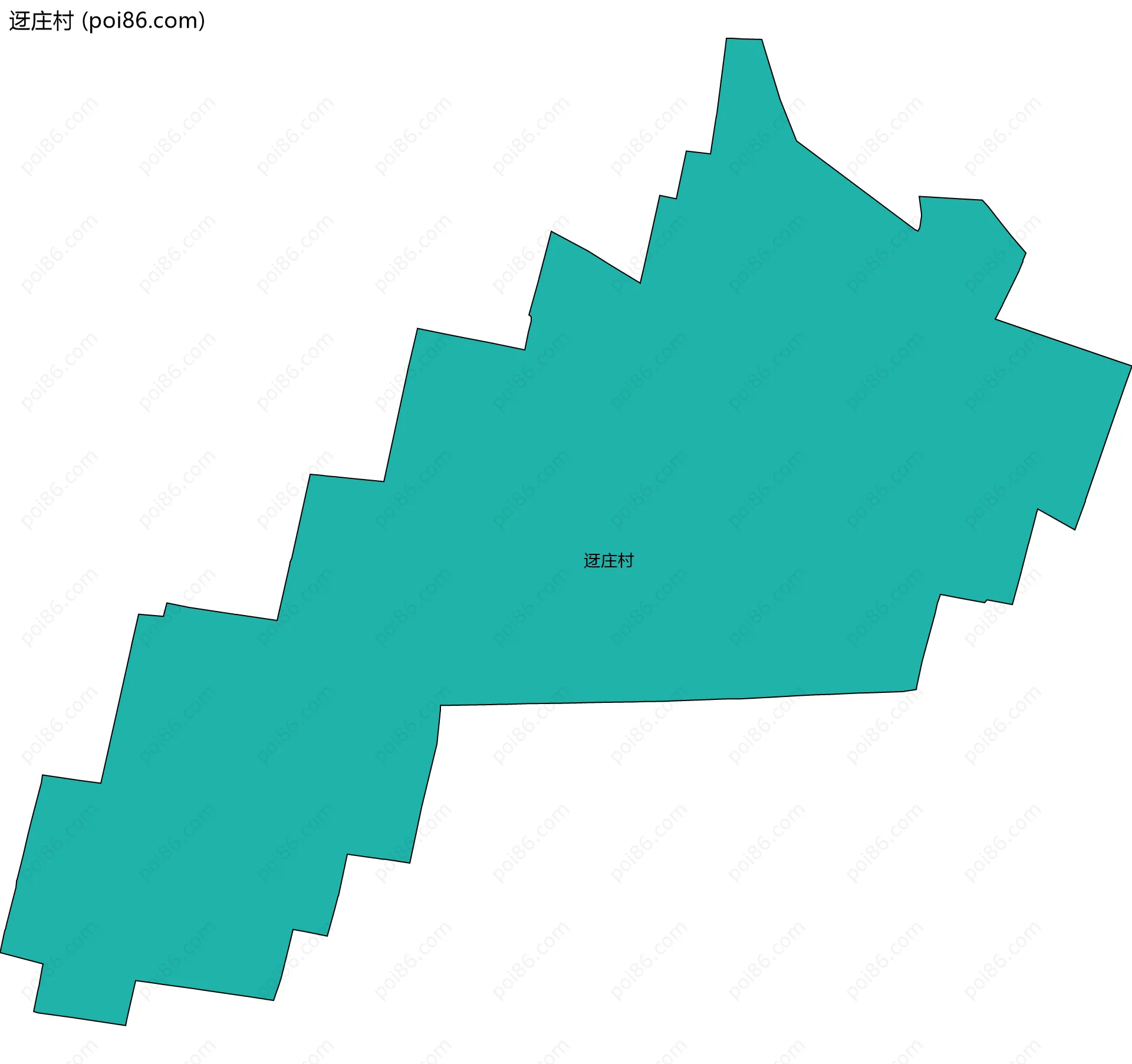 迓庄村边界地图