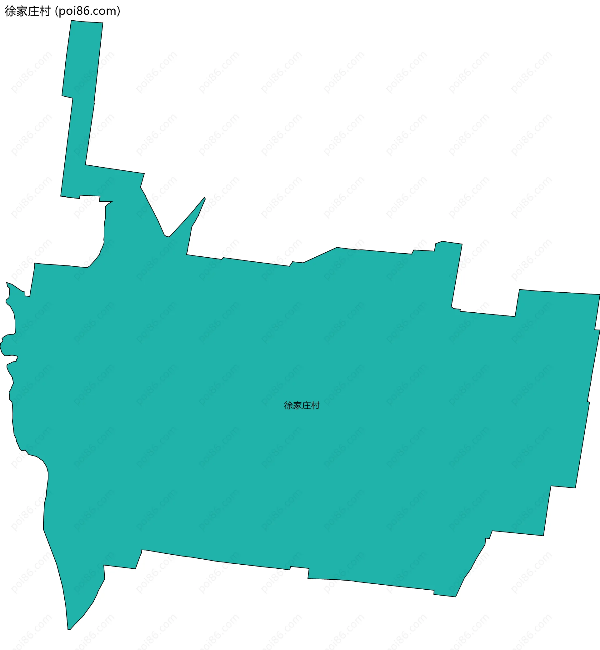 徐家庄村边界地图