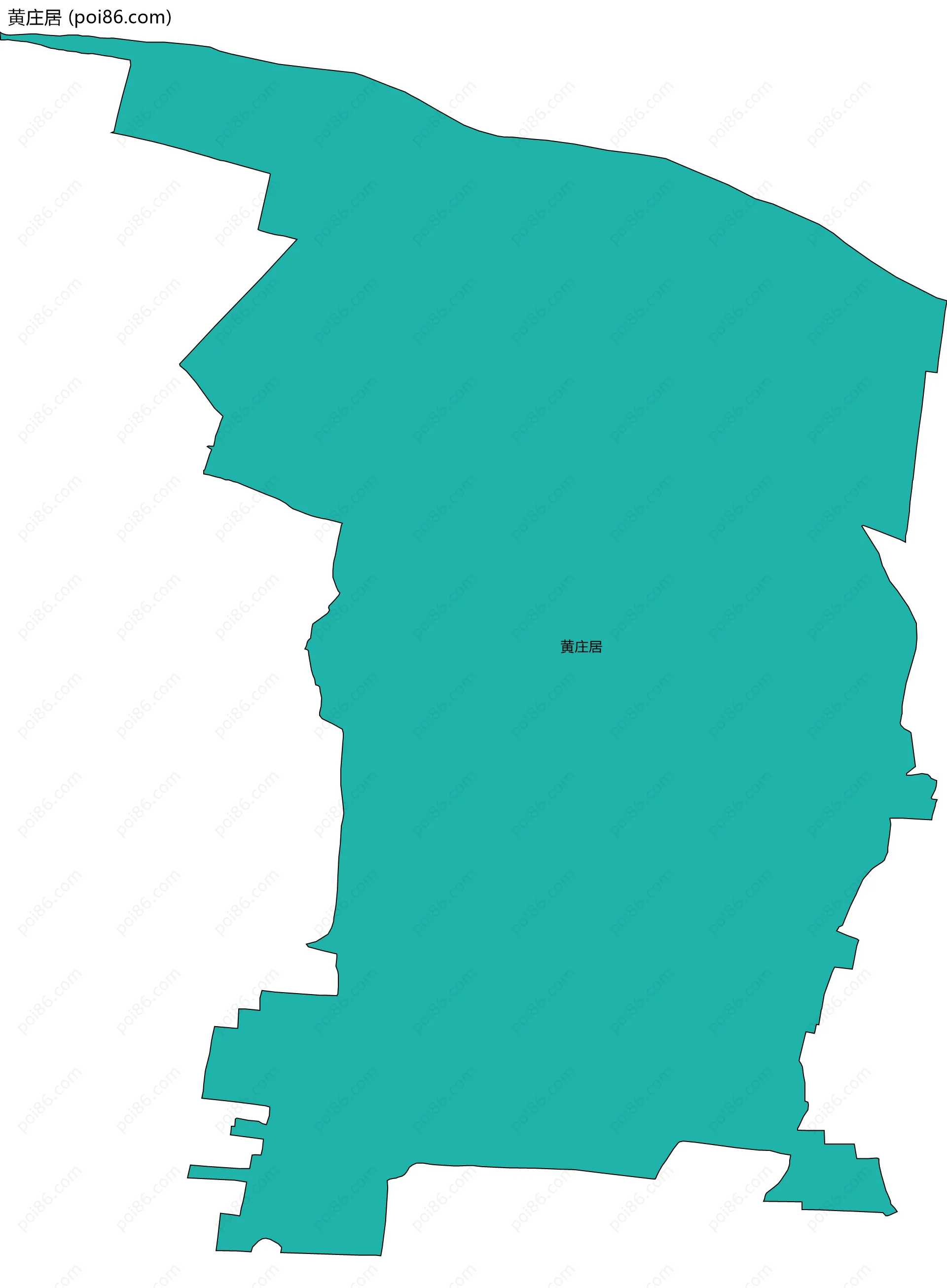 黄庄居边界地图