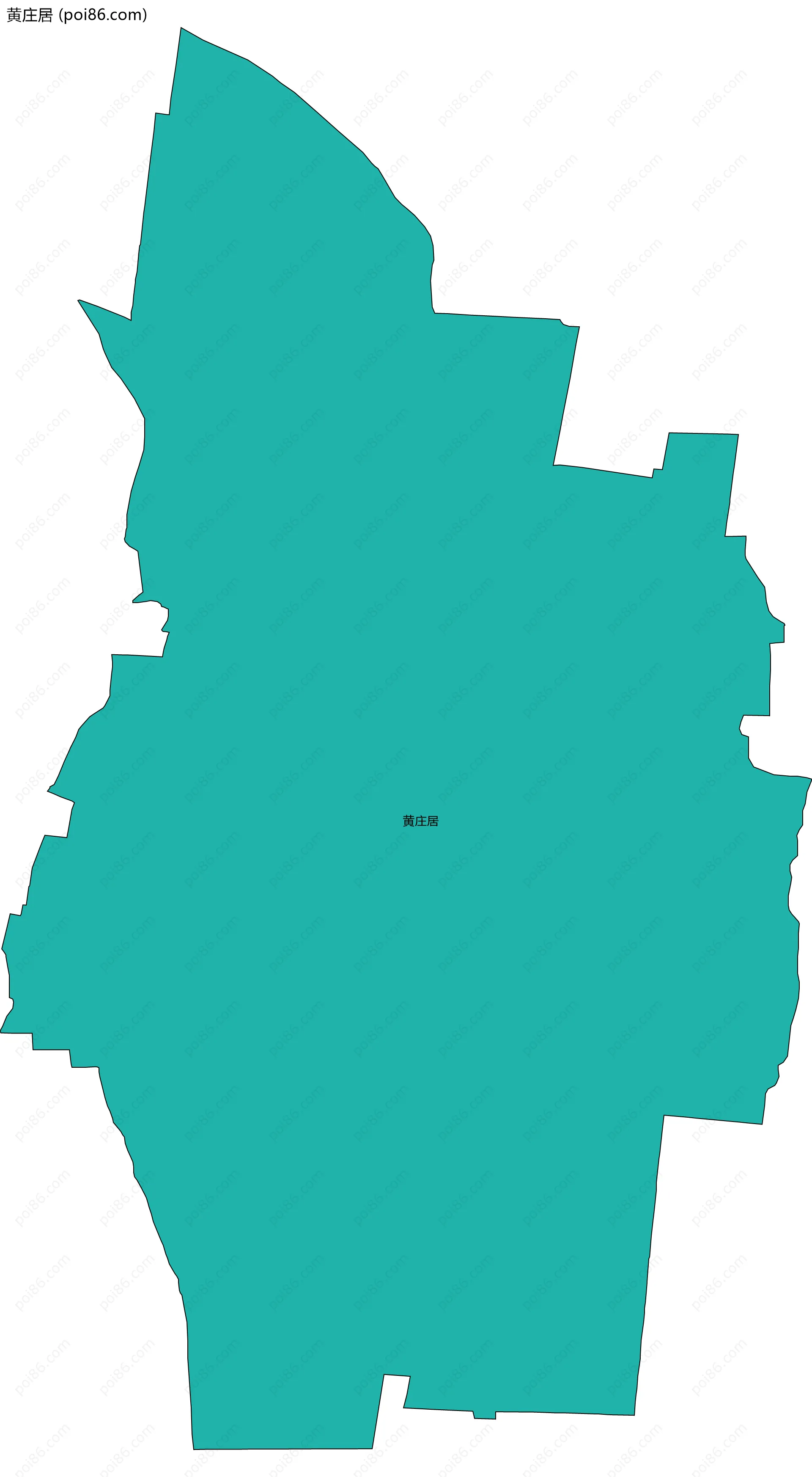 黄庄居边界地图