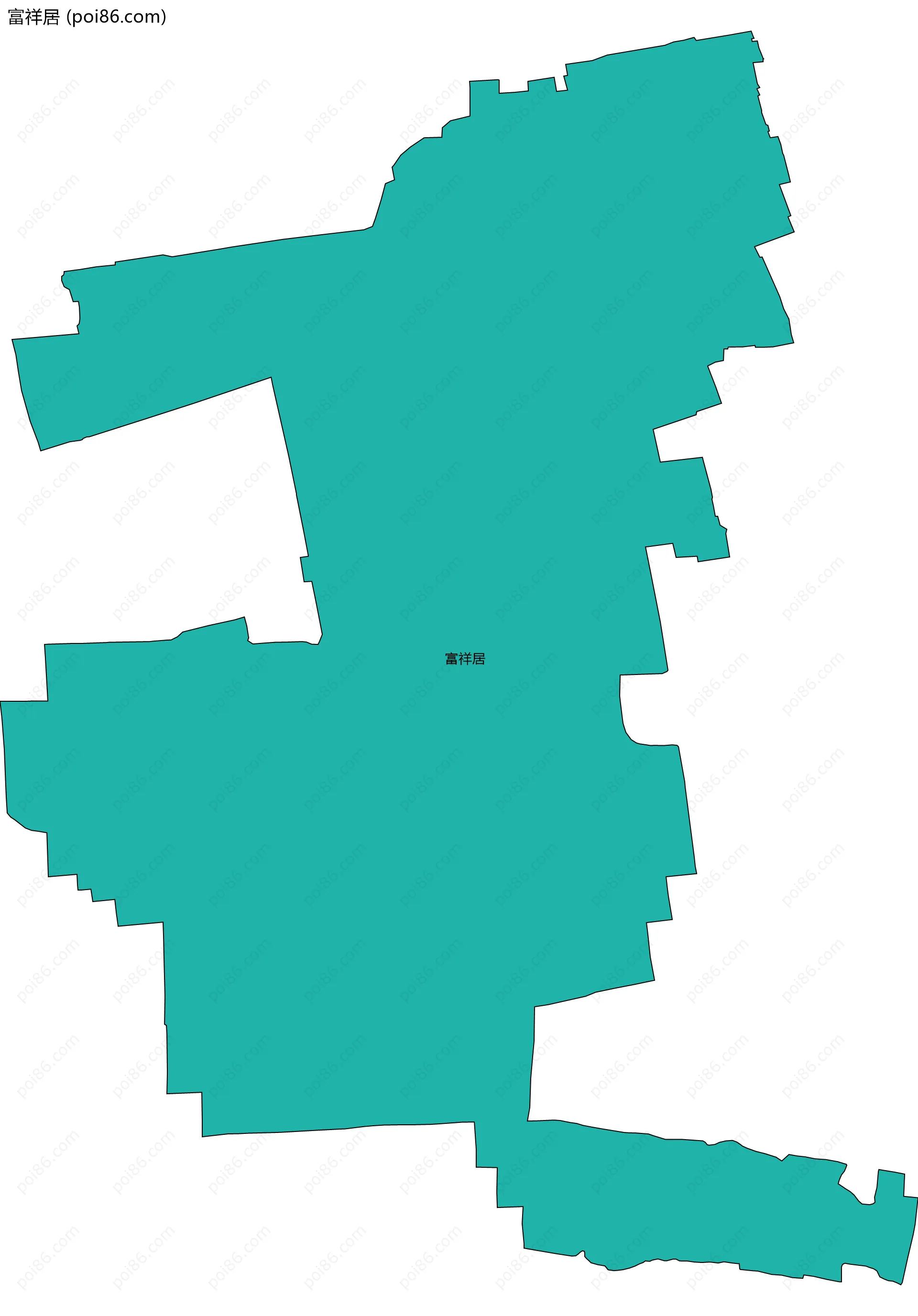 富祥居边界地图