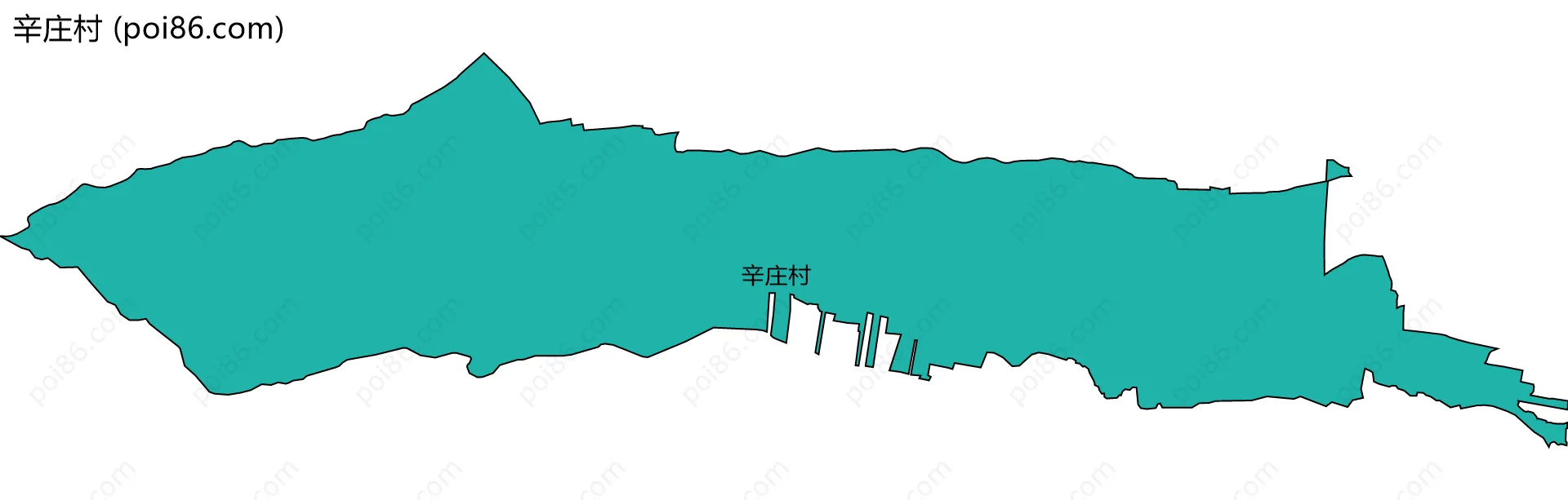 辛庄村边界地图
