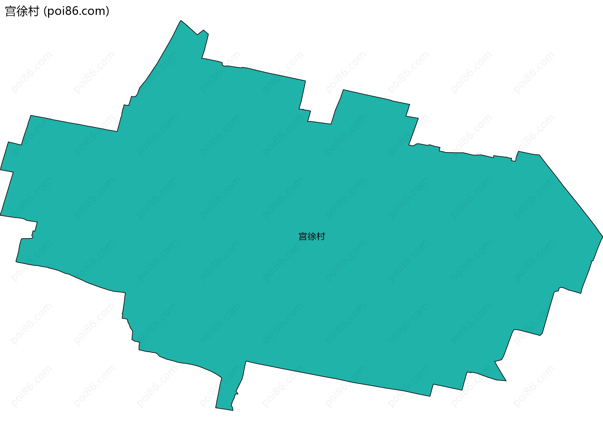 宫徐村边界地图