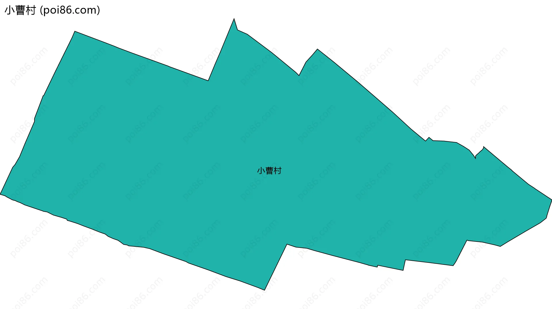 小曹村边界地图
