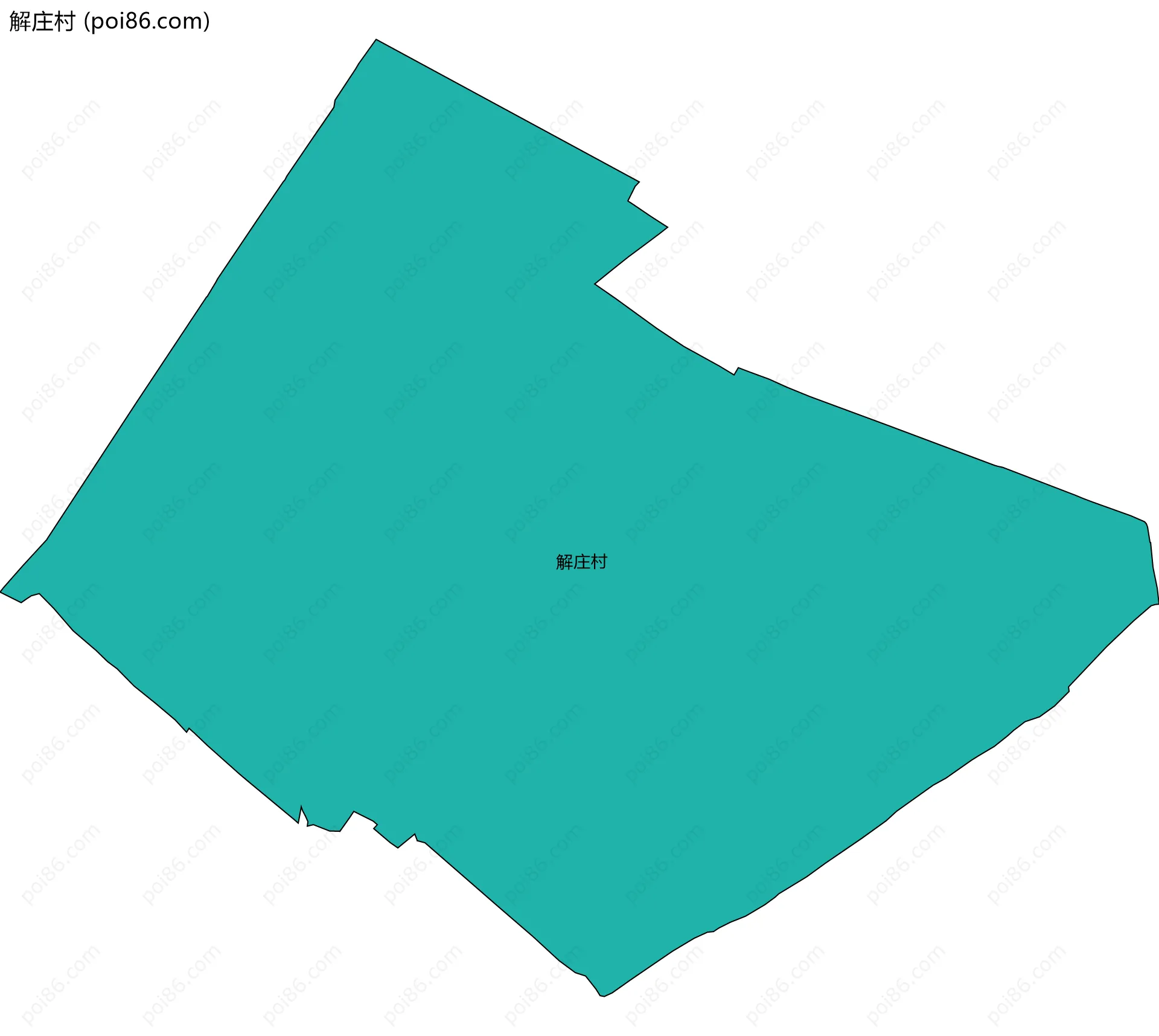 解庄村边界地图