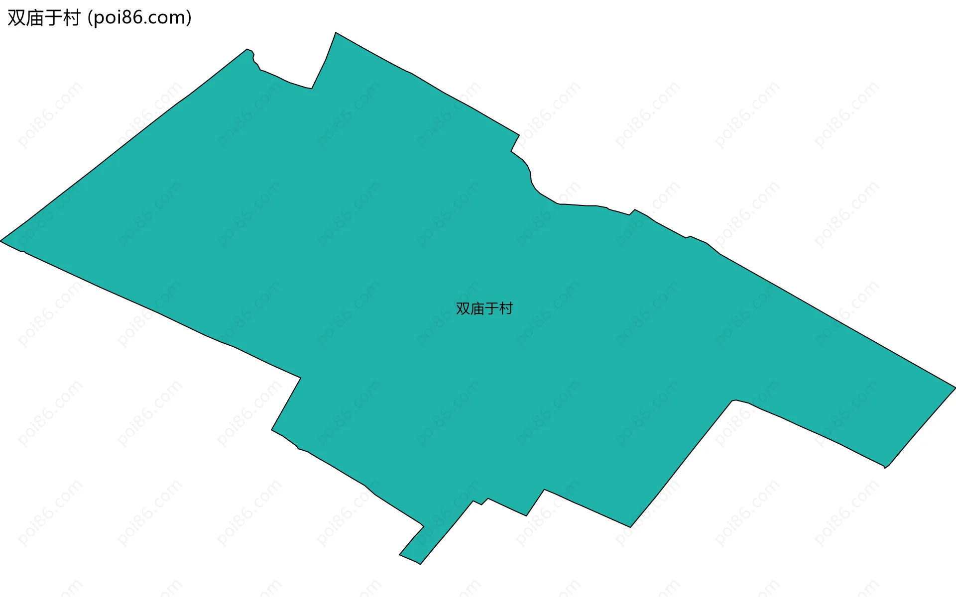 双庙于村边界地图