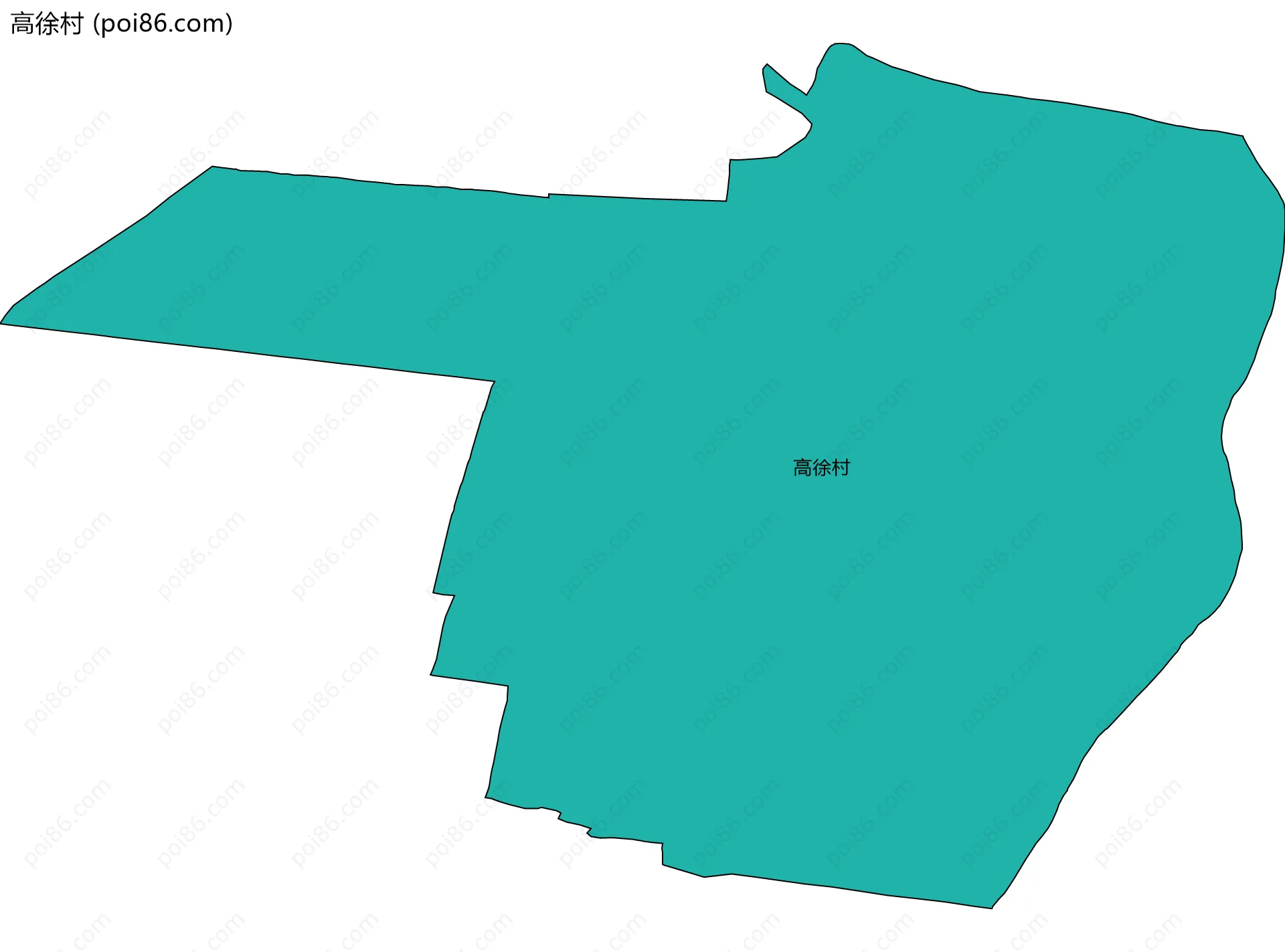 高徐村边界地图