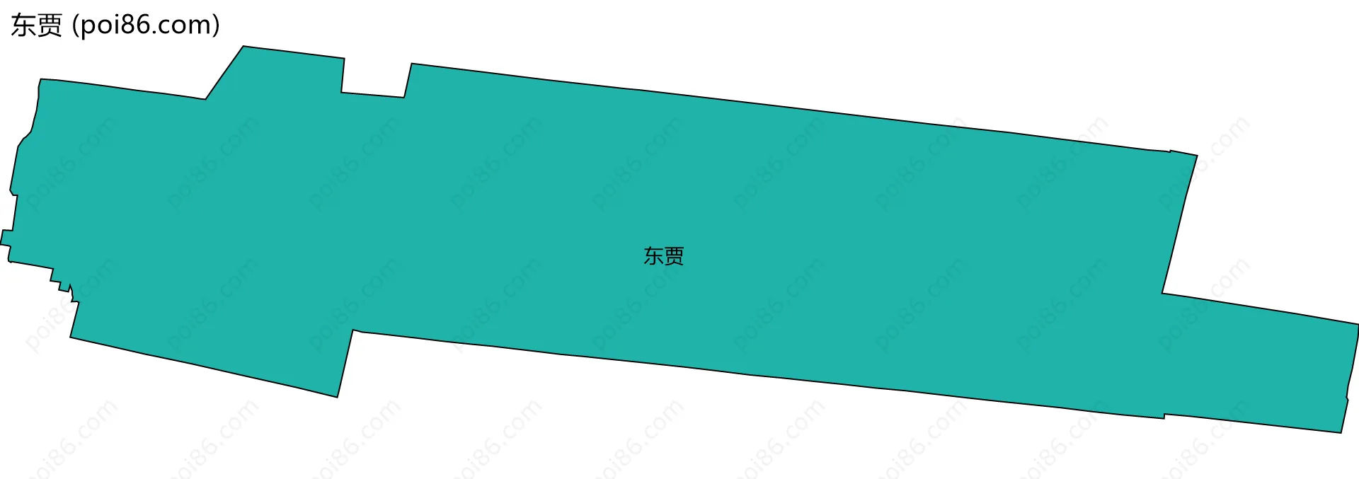 东贾边界地图