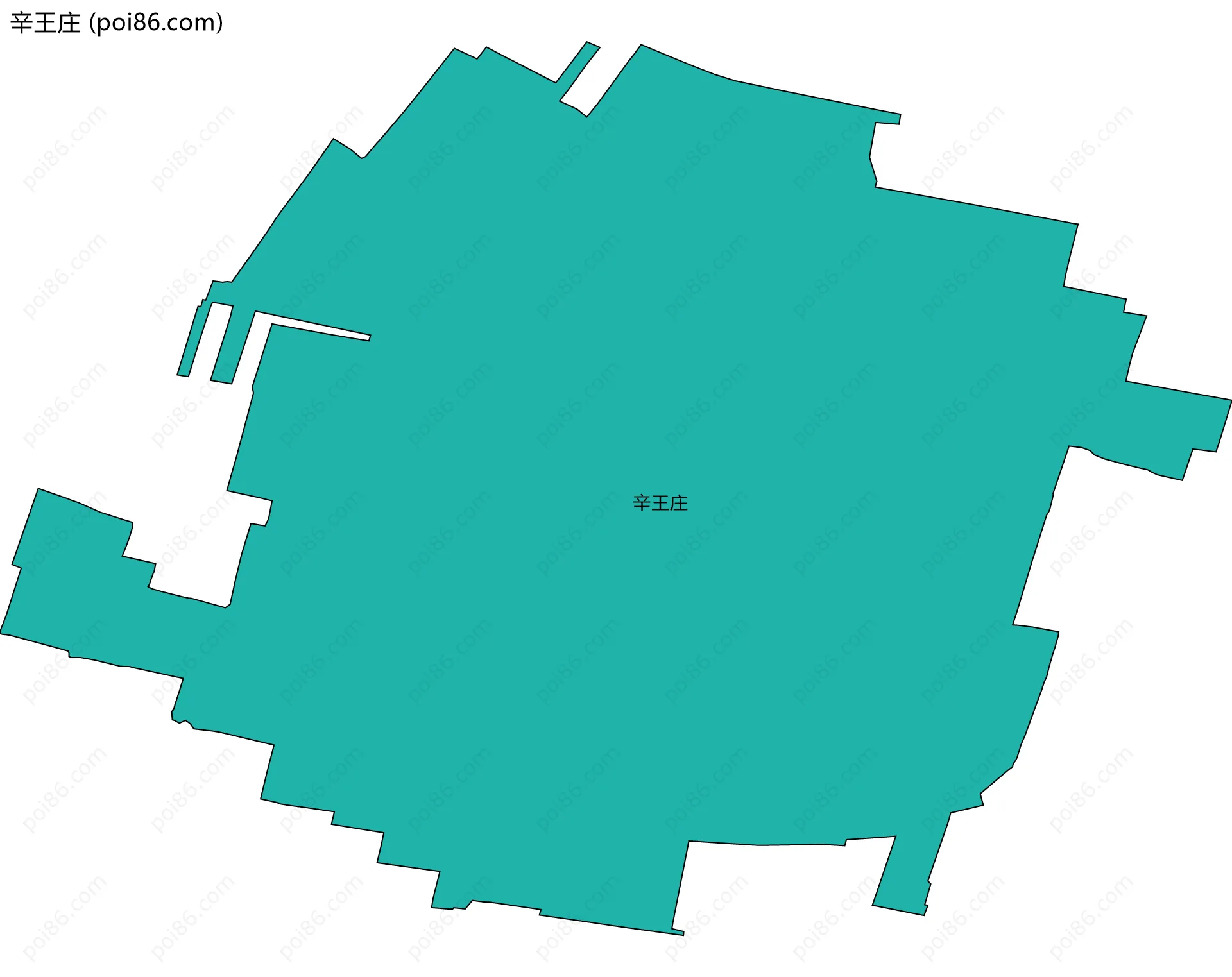 辛王庄边界地图