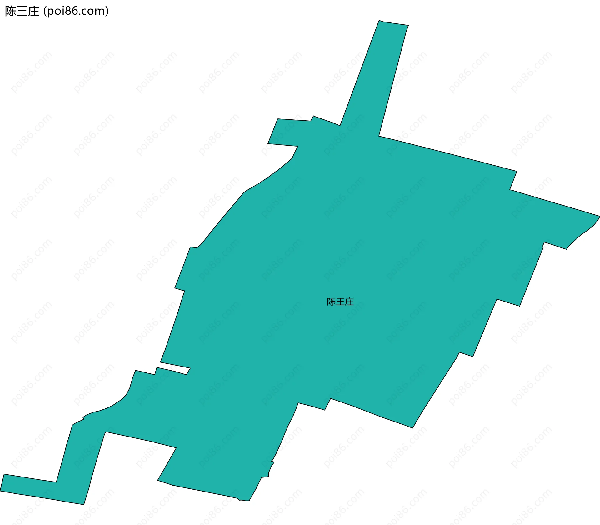陈王庄边界地图