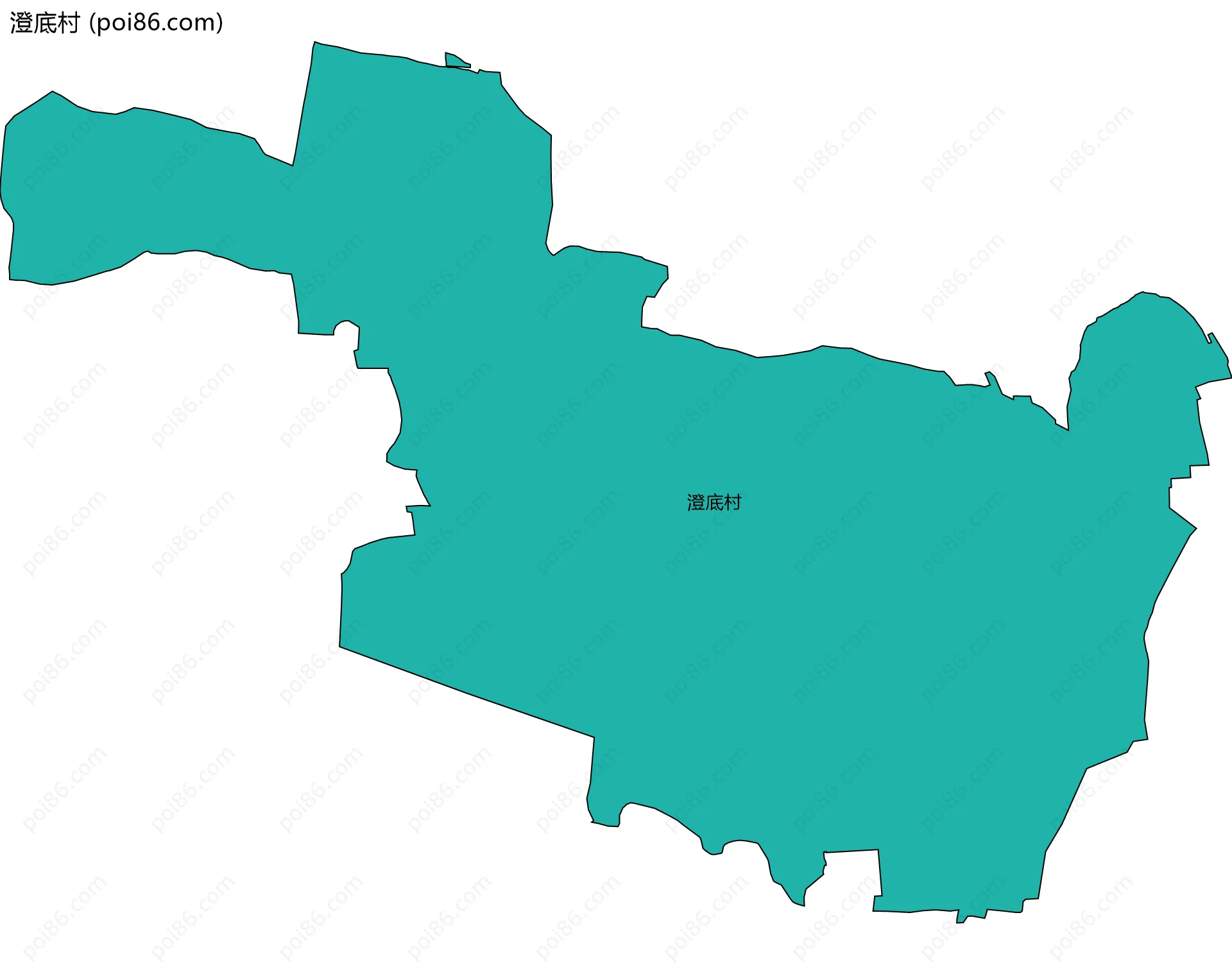 澄底村边界地图