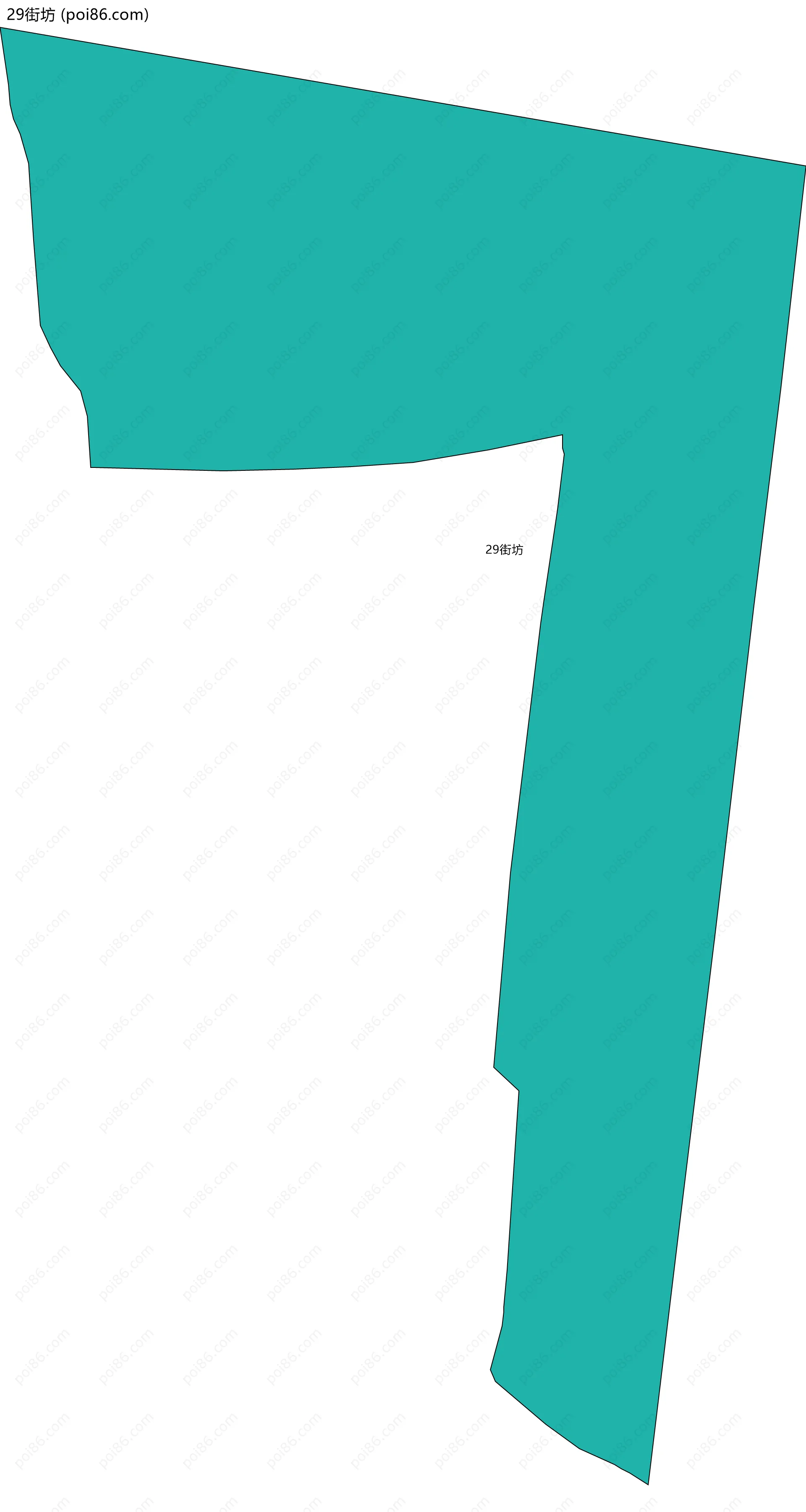 29街坊边界地图