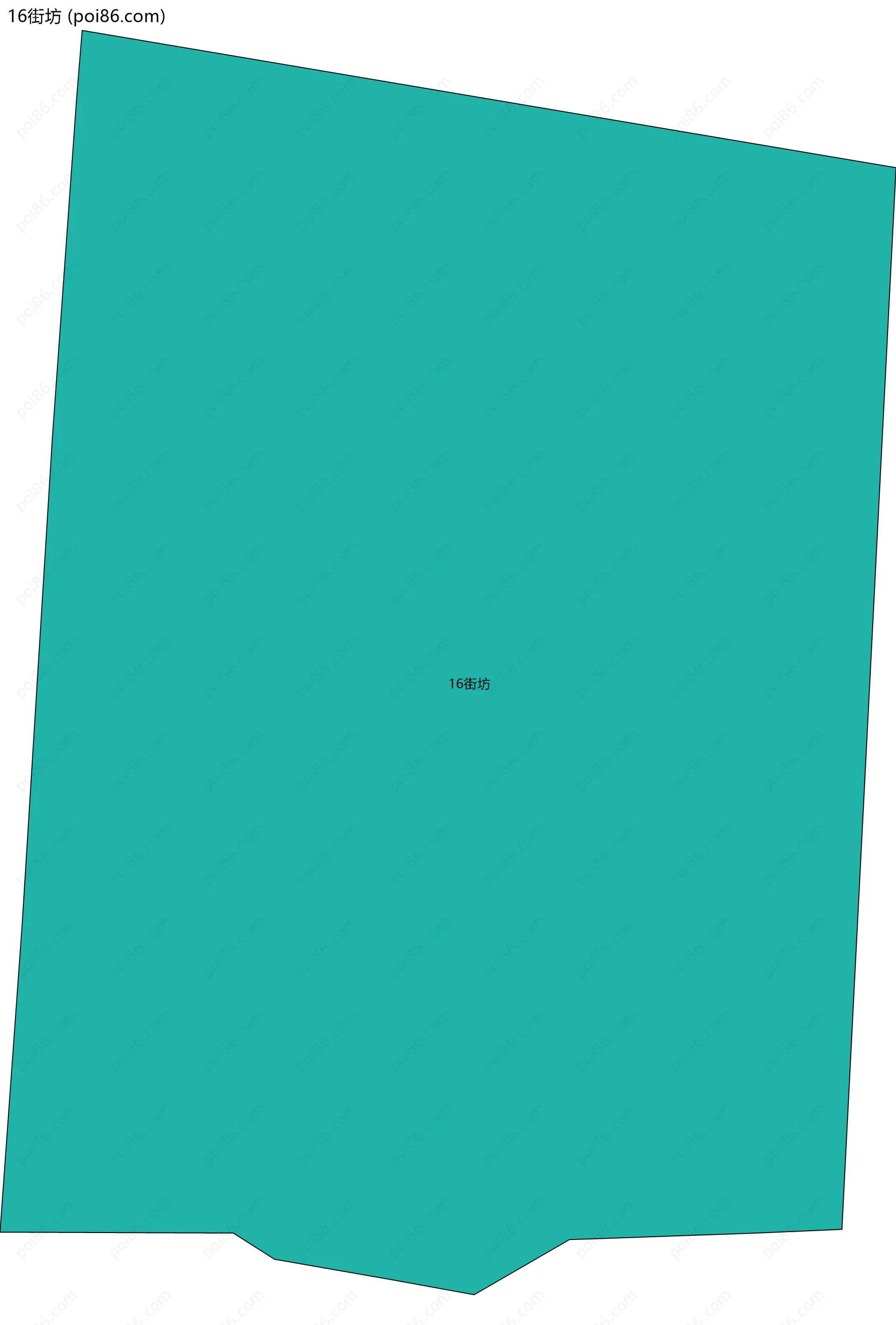16街坊边界地图