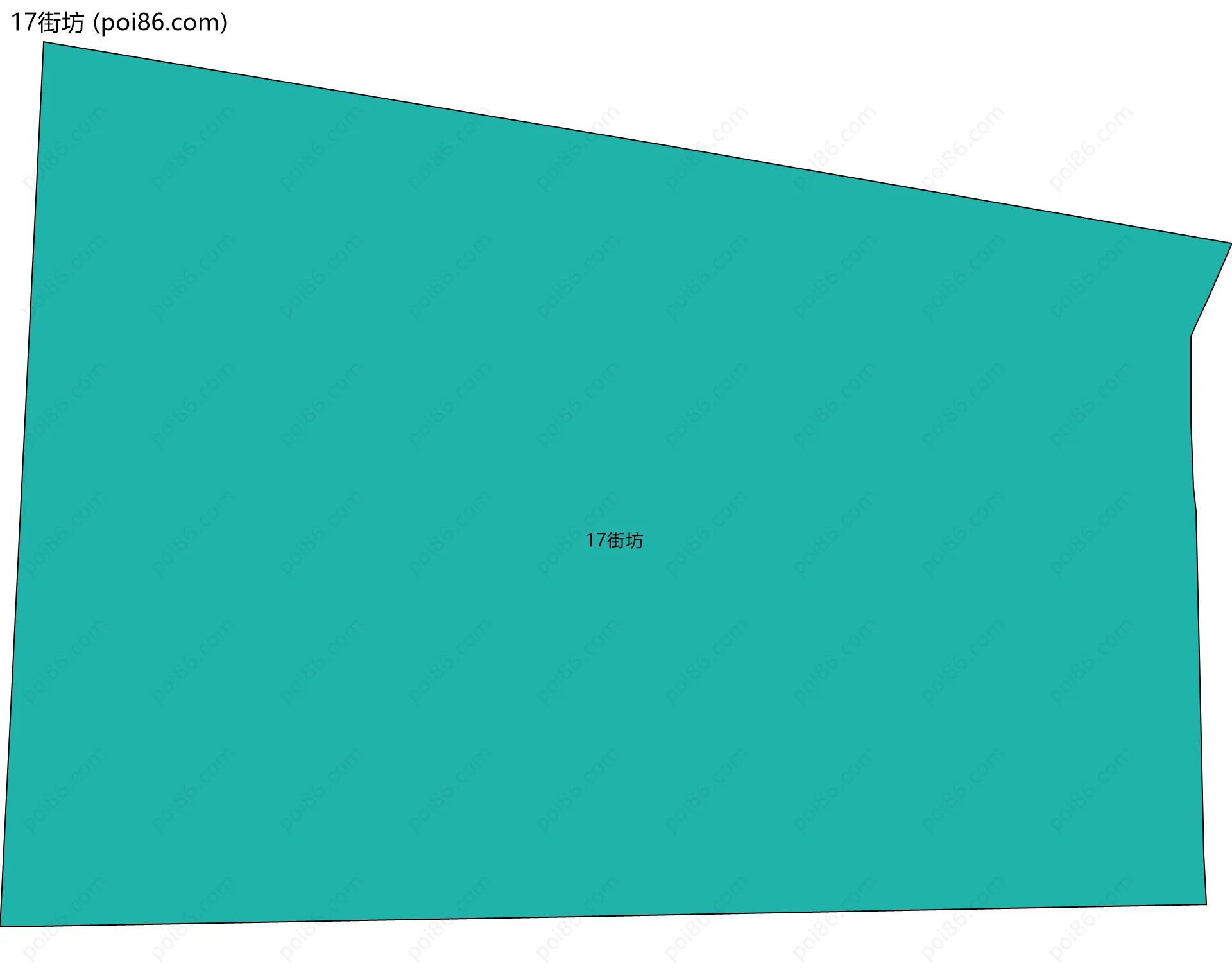 17街坊边界地图
