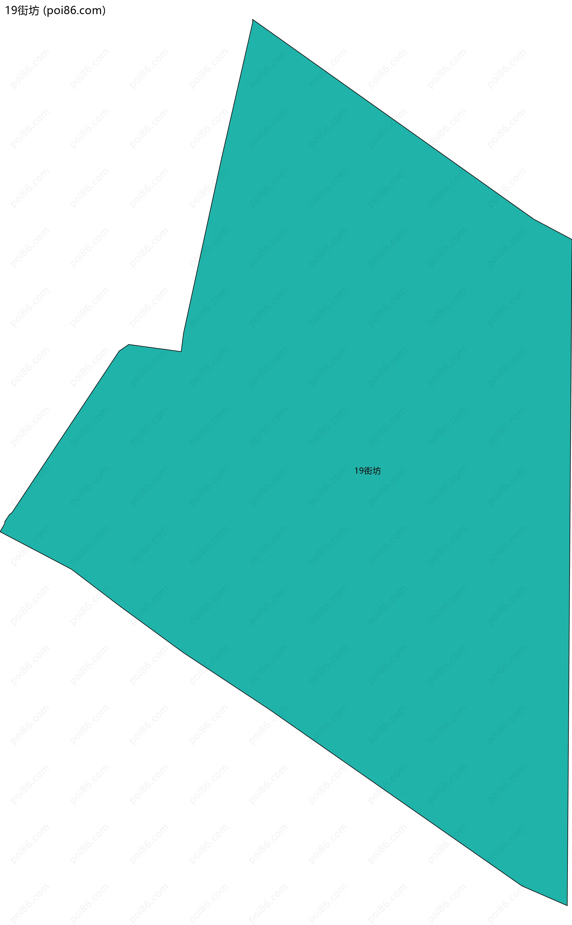 19街坊边界地图