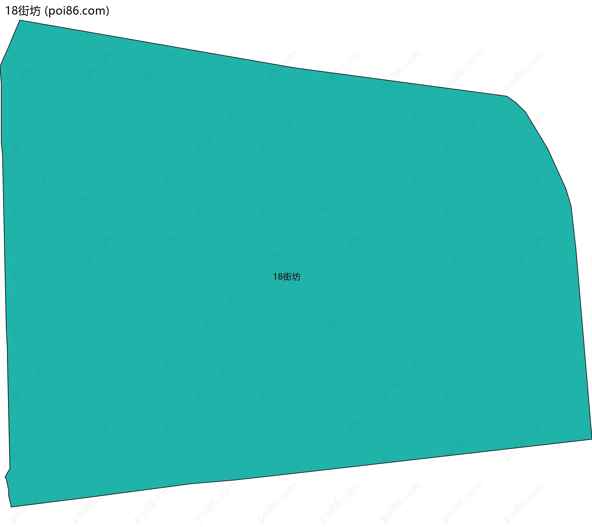 18街坊边界地图