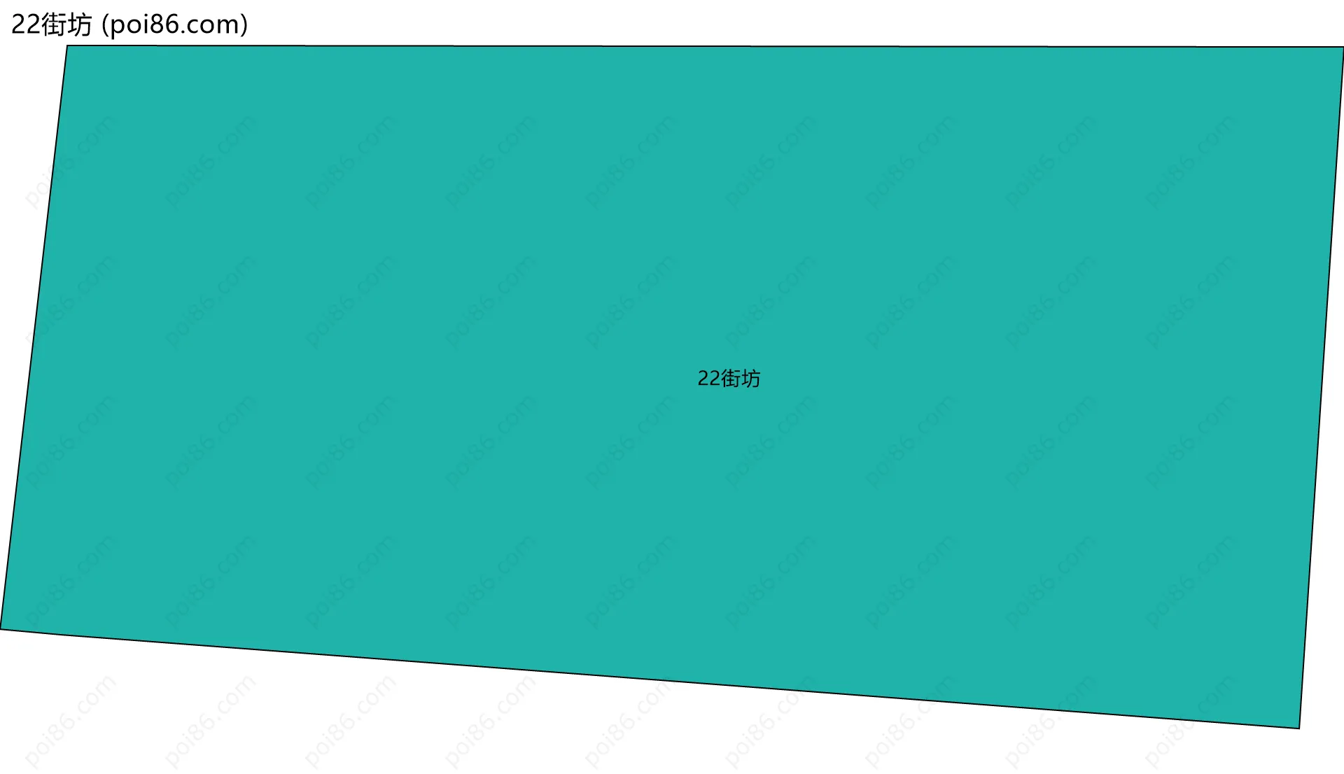 22街坊边界地图