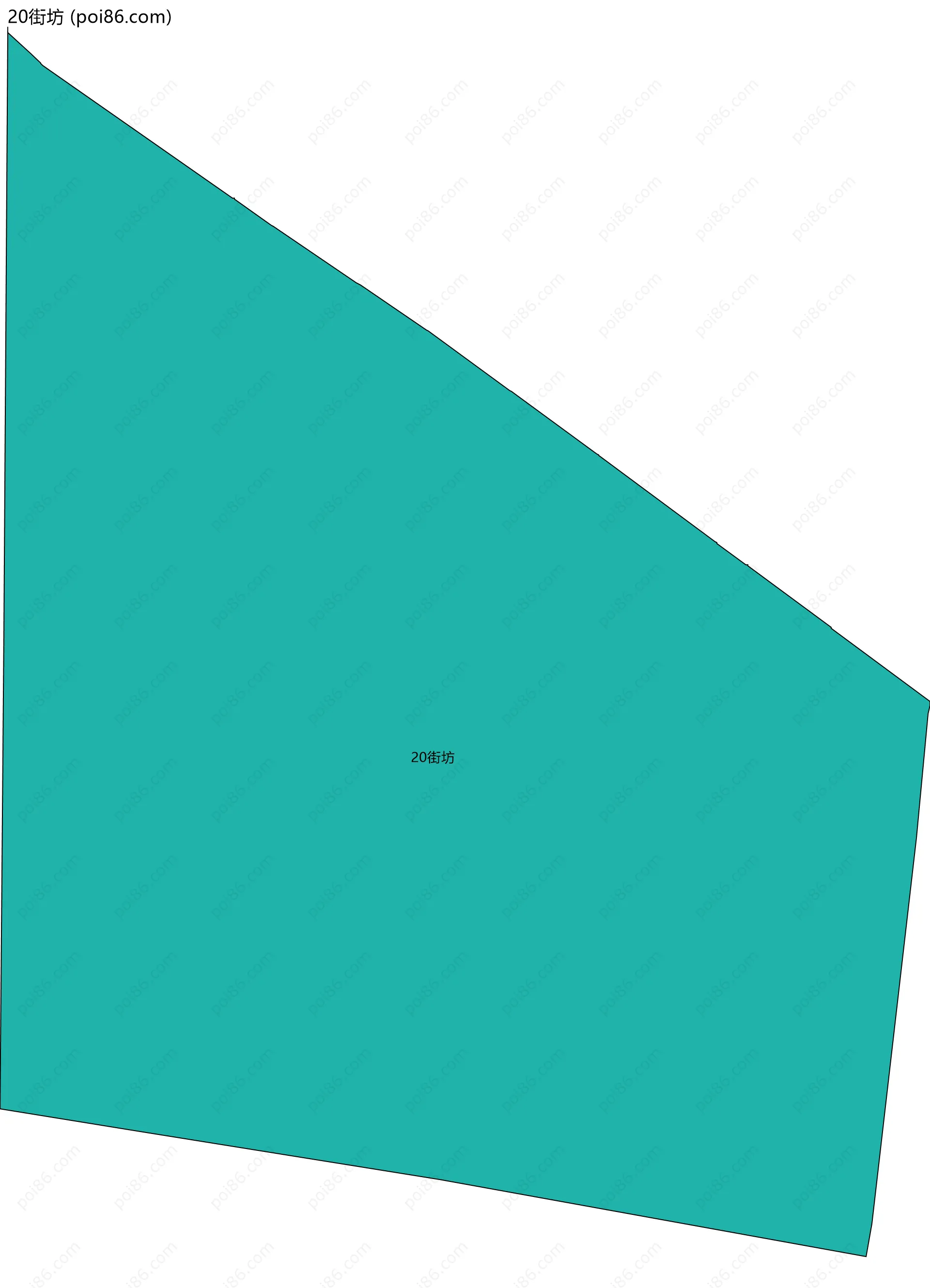 20街坊边界地图