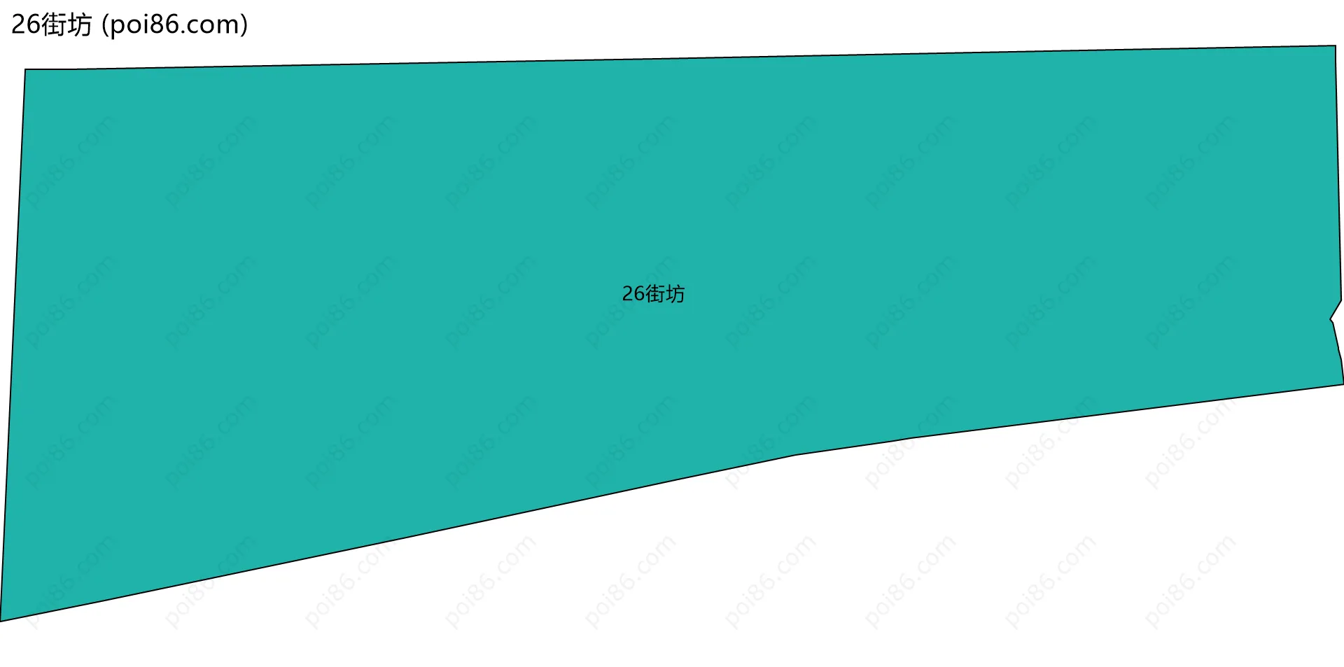 26街坊边界地图