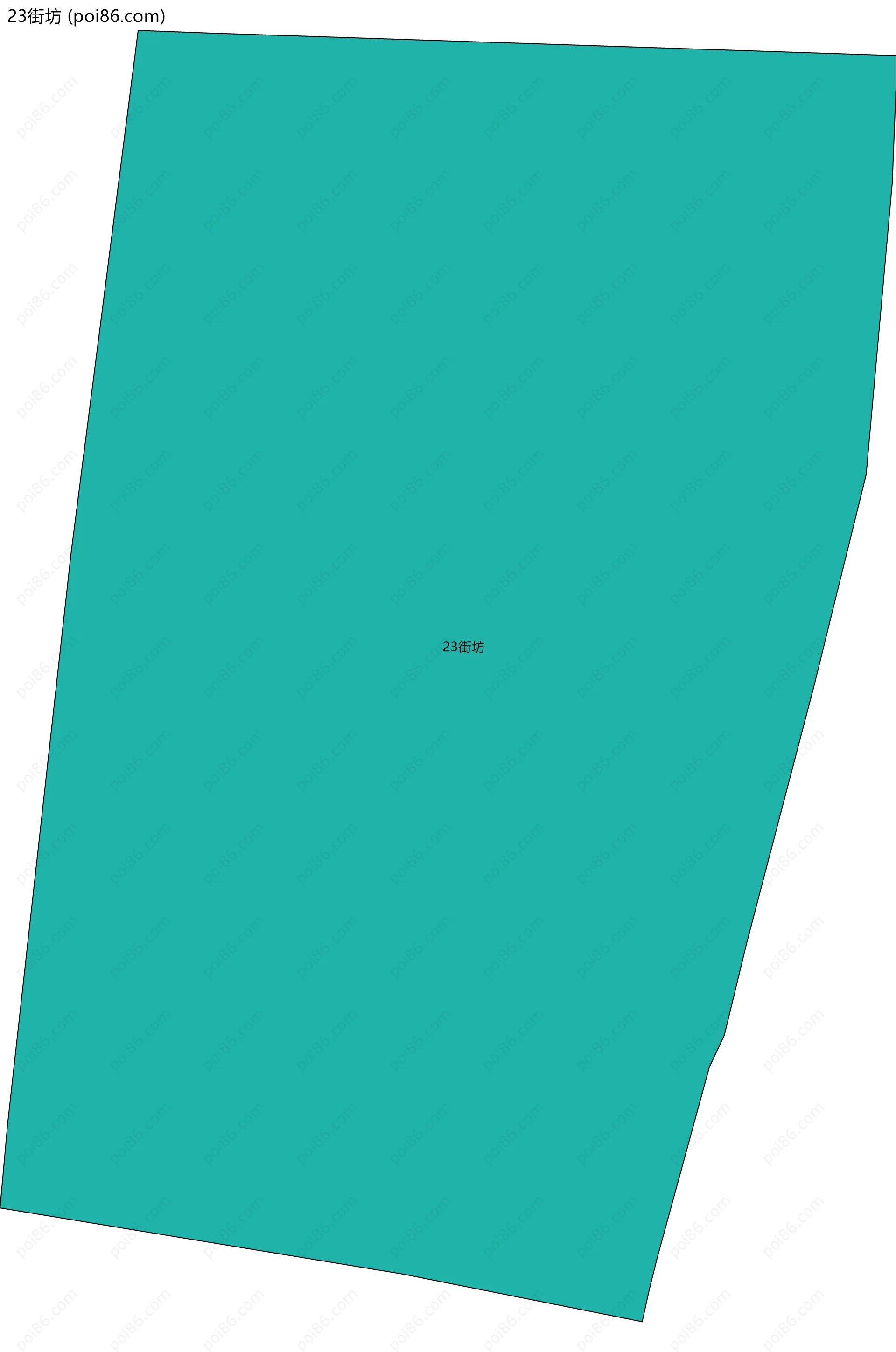 23街坊边界地图