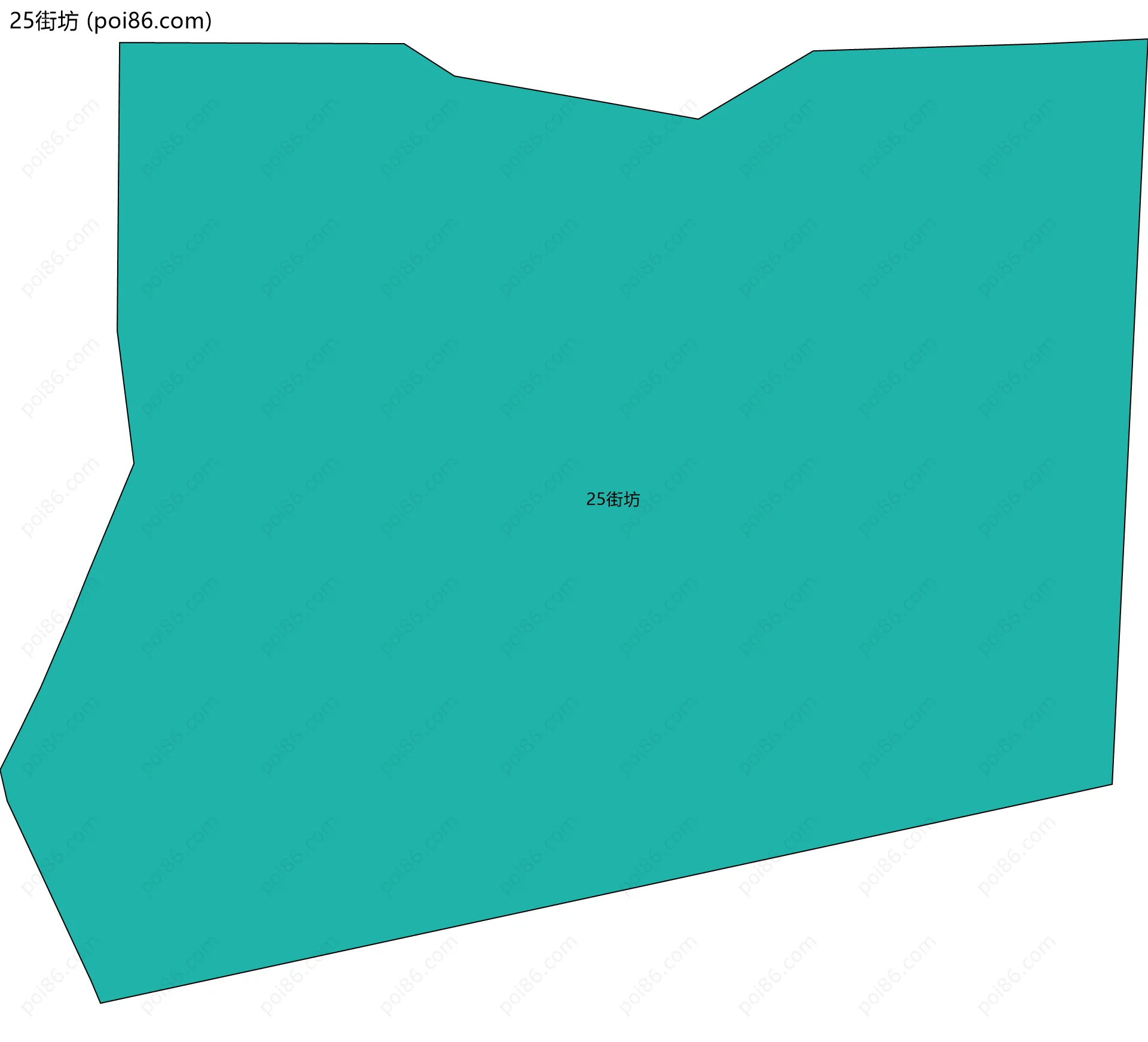 25街坊边界地图