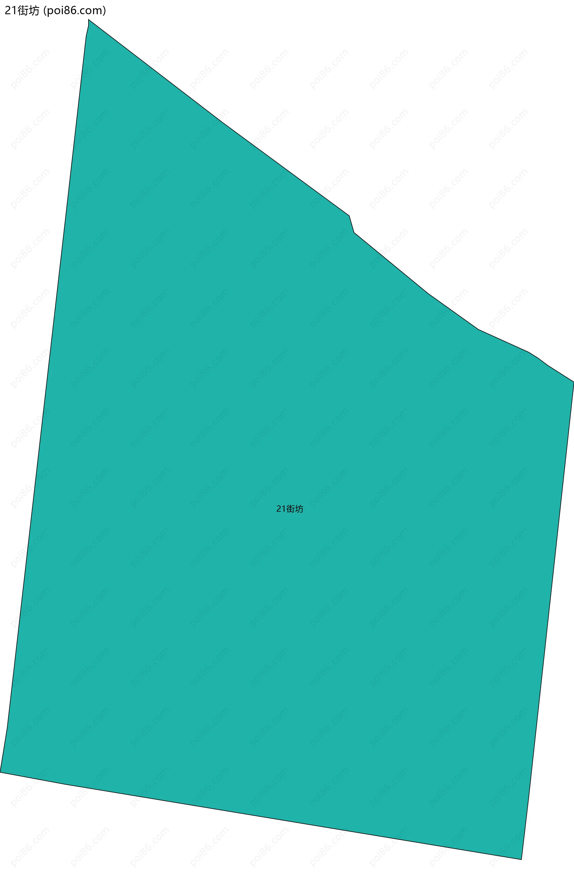21街坊边界地图