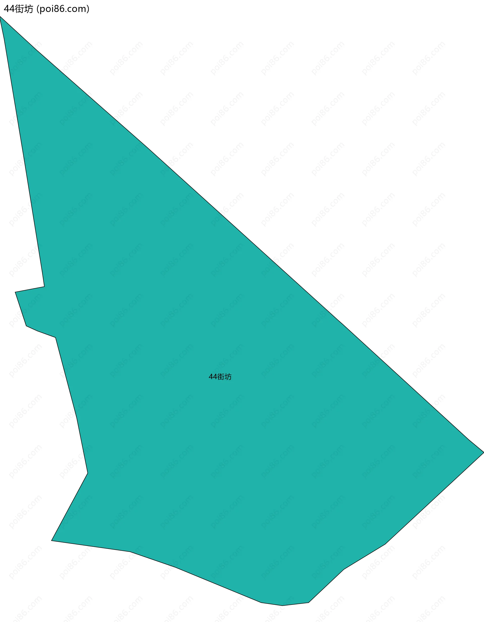 44街坊边界地图