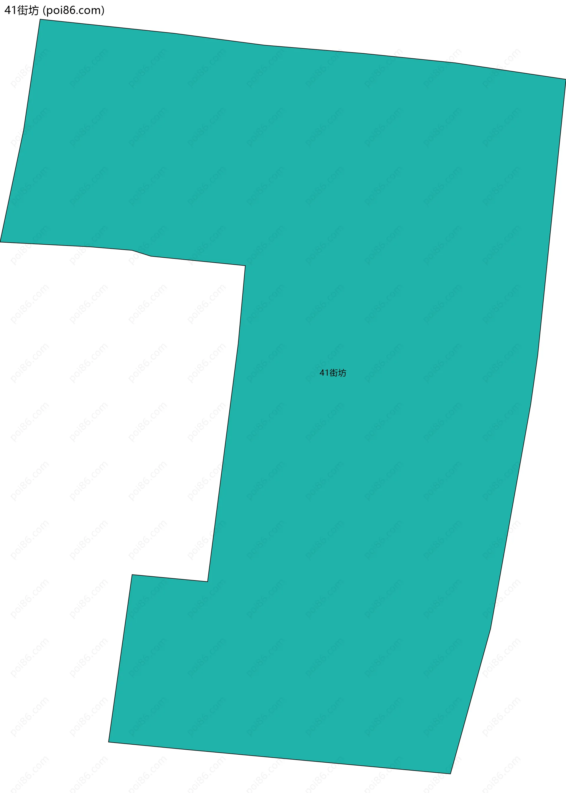41街坊边界地图