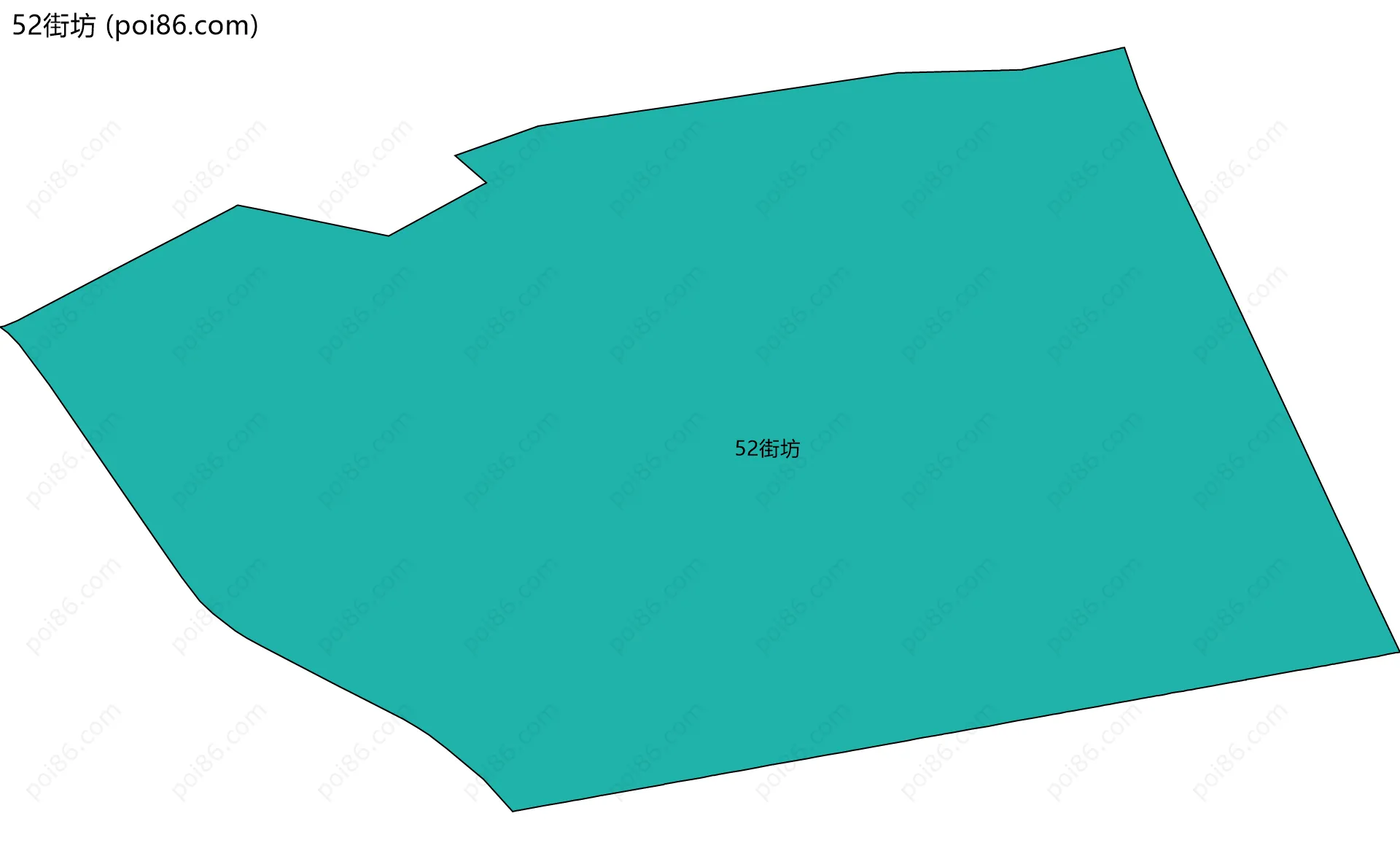52街坊边界地图