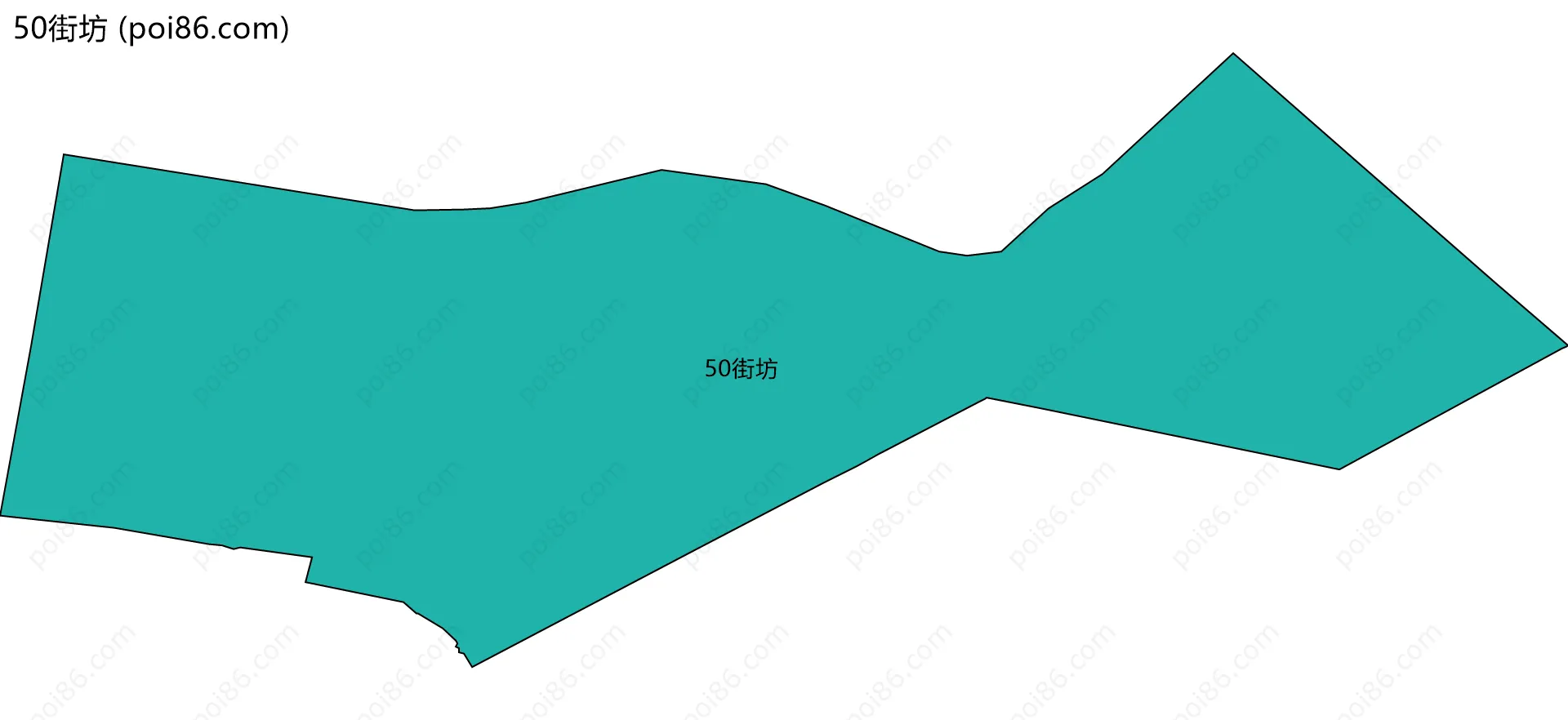 50街坊边界地图