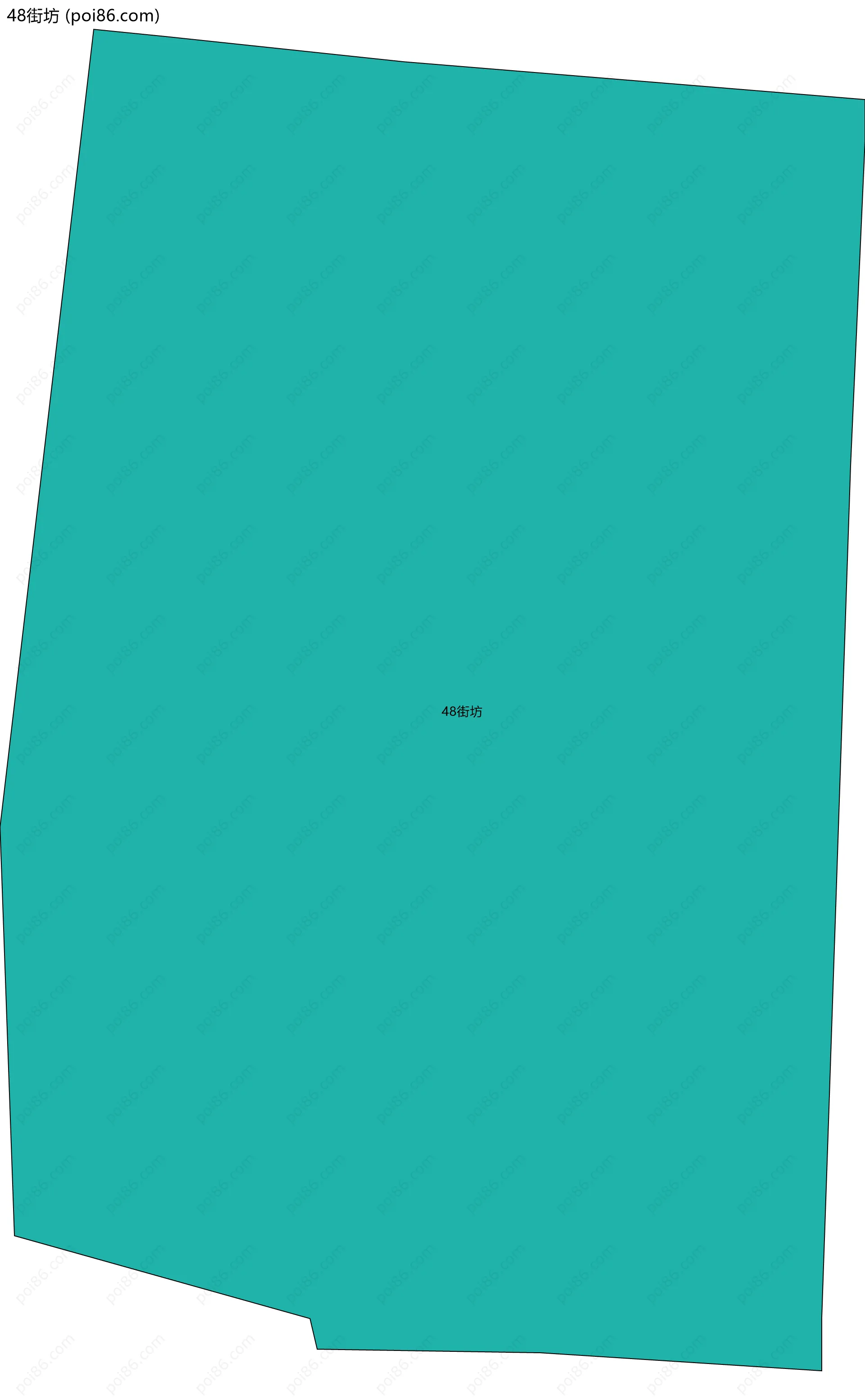 48街坊边界地图