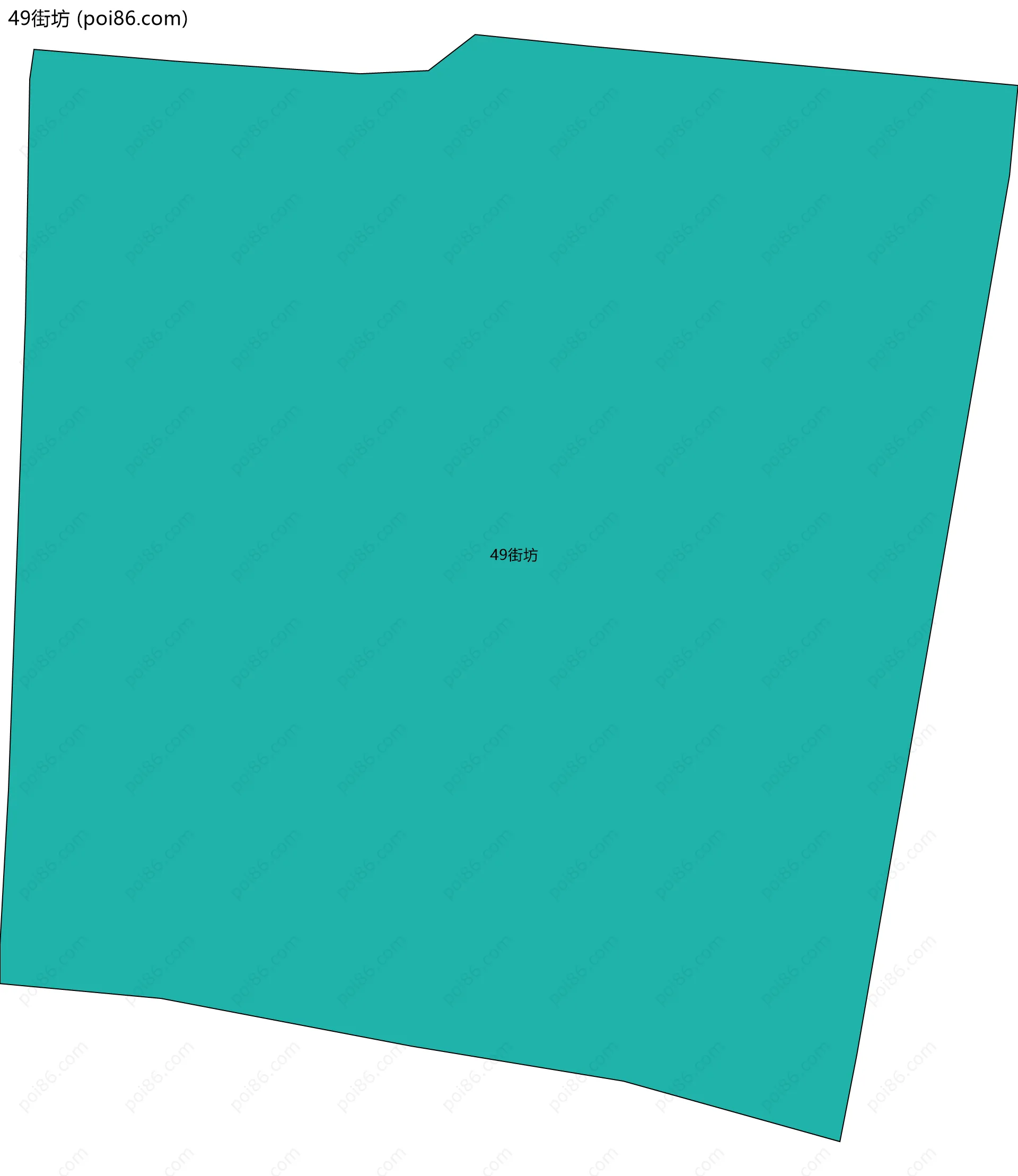 49街坊边界地图