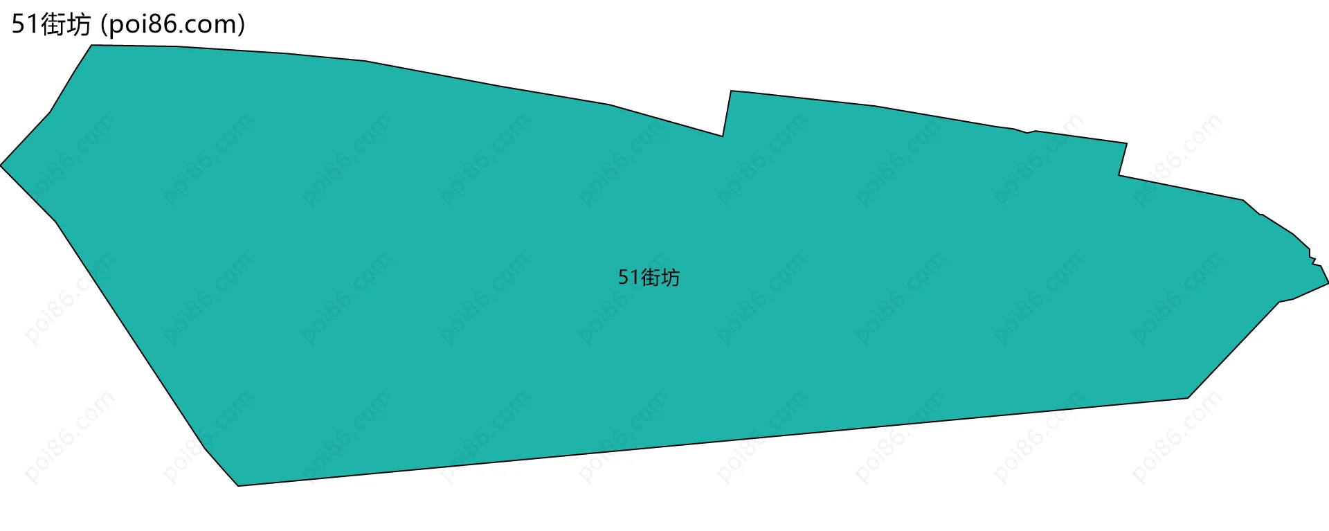 51街坊边界地图