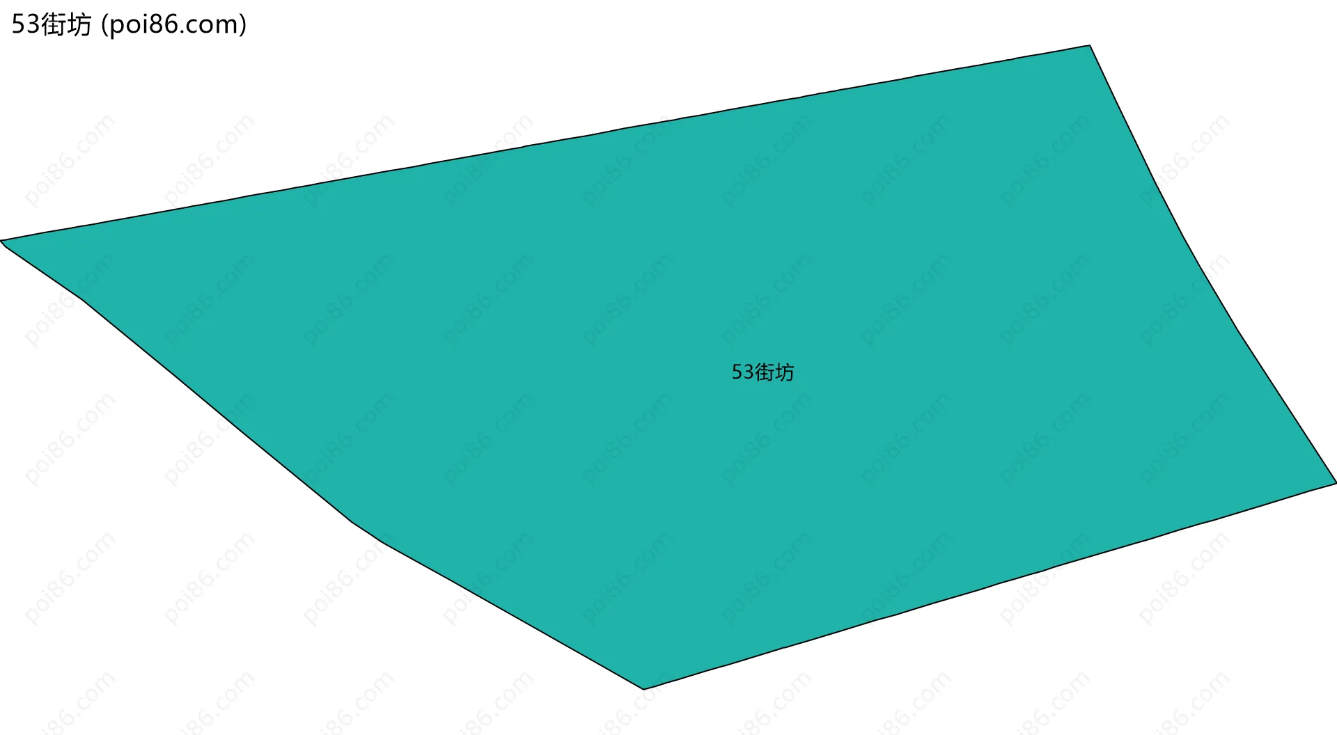 53街坊边界地图