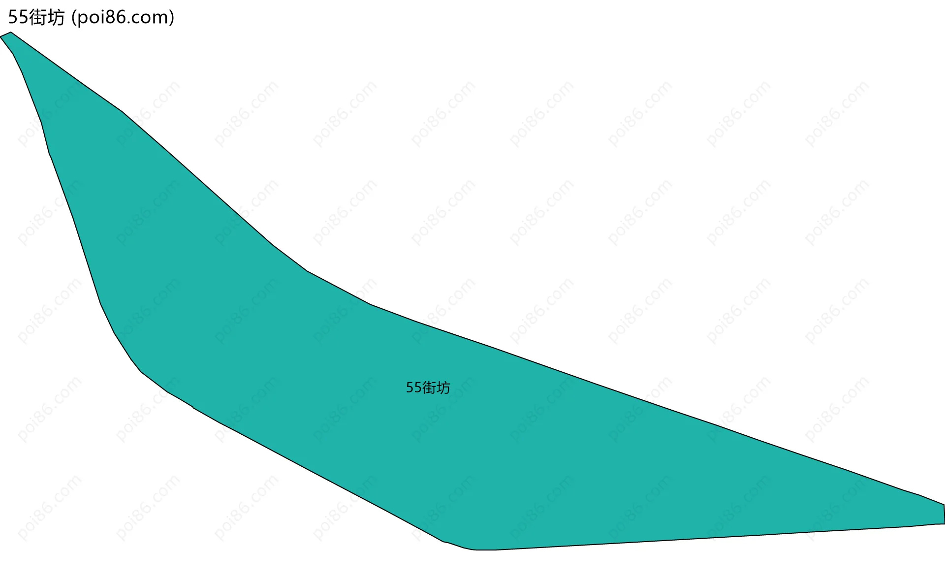 55街坊边界地图