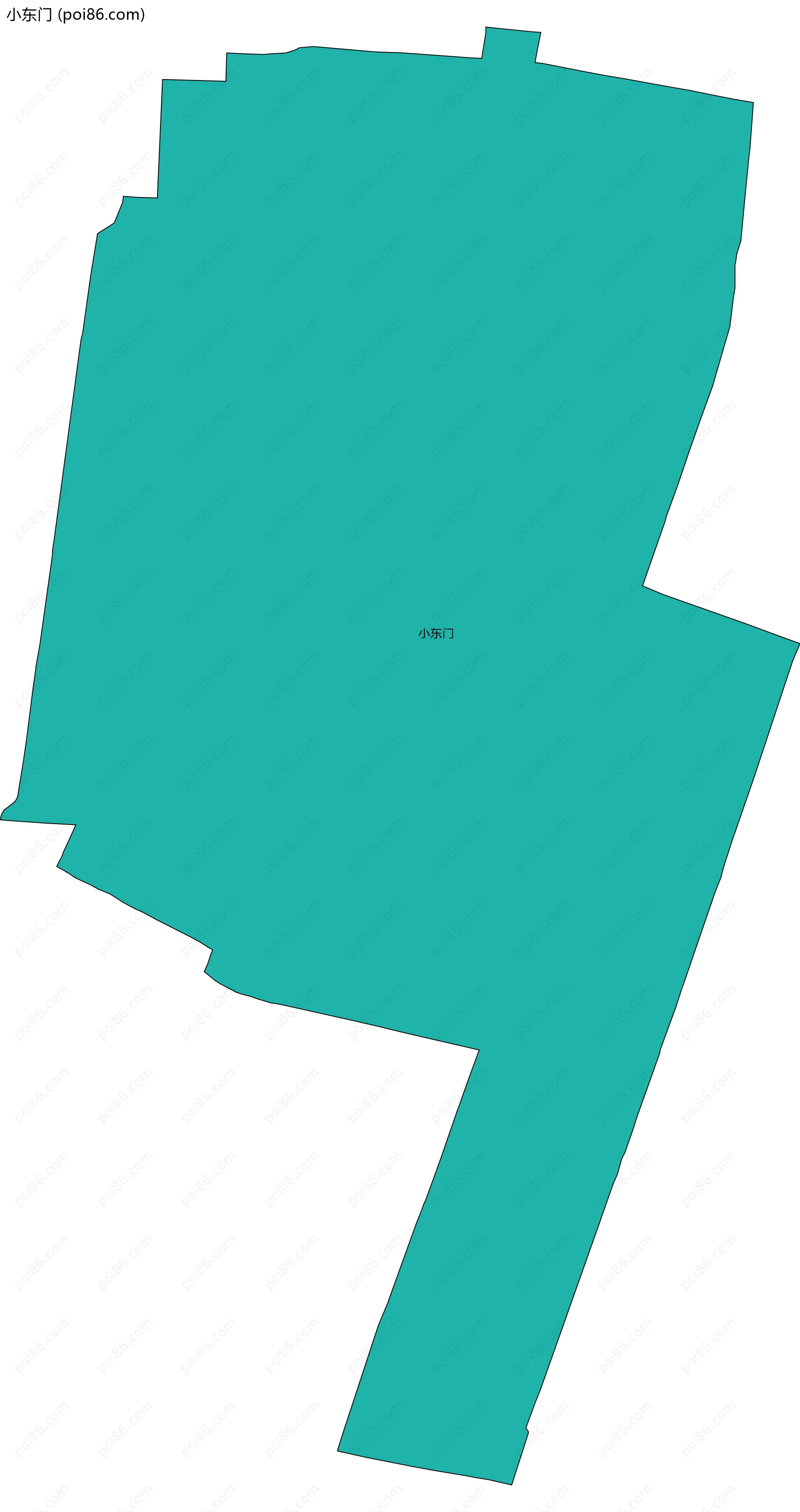 小东门边界地图