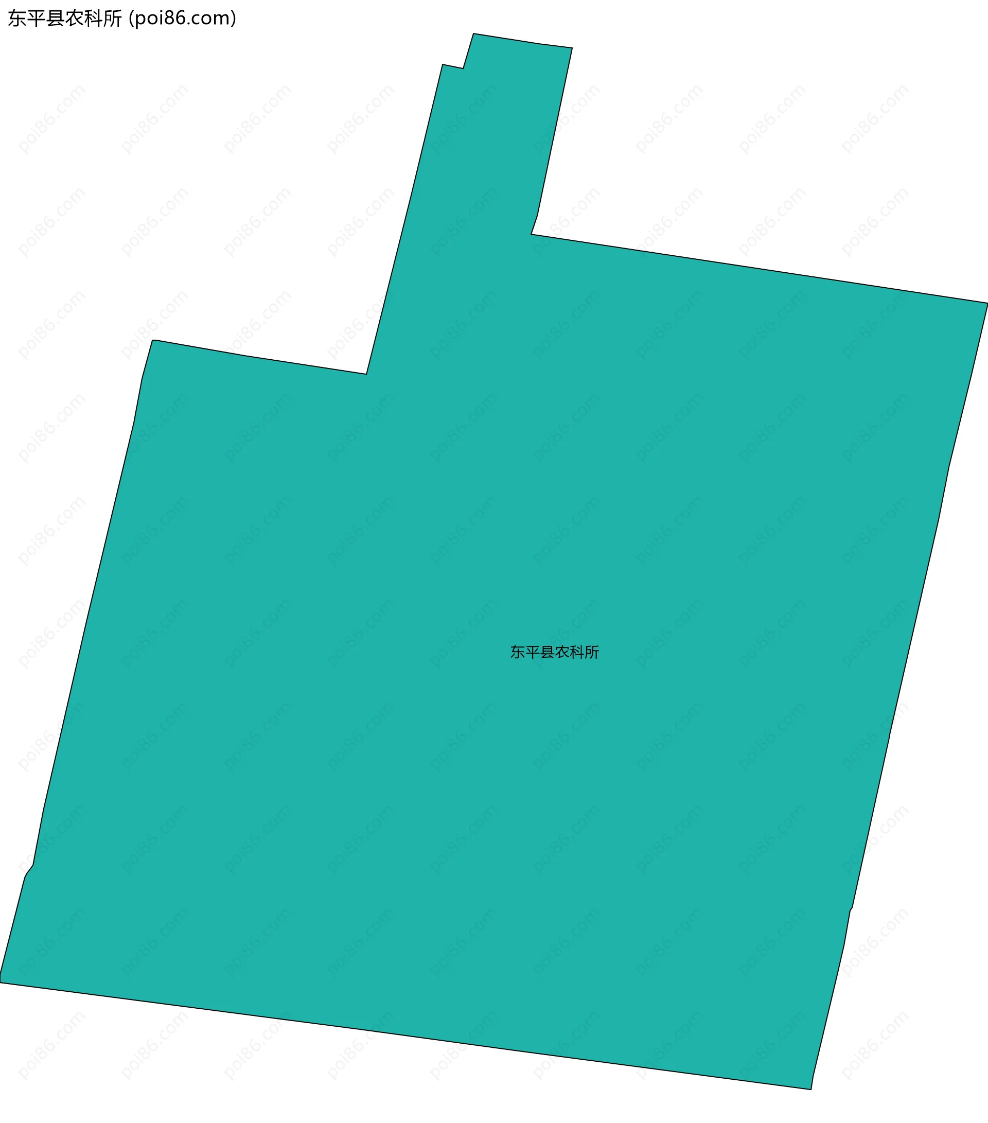 东平县农科所边界地图