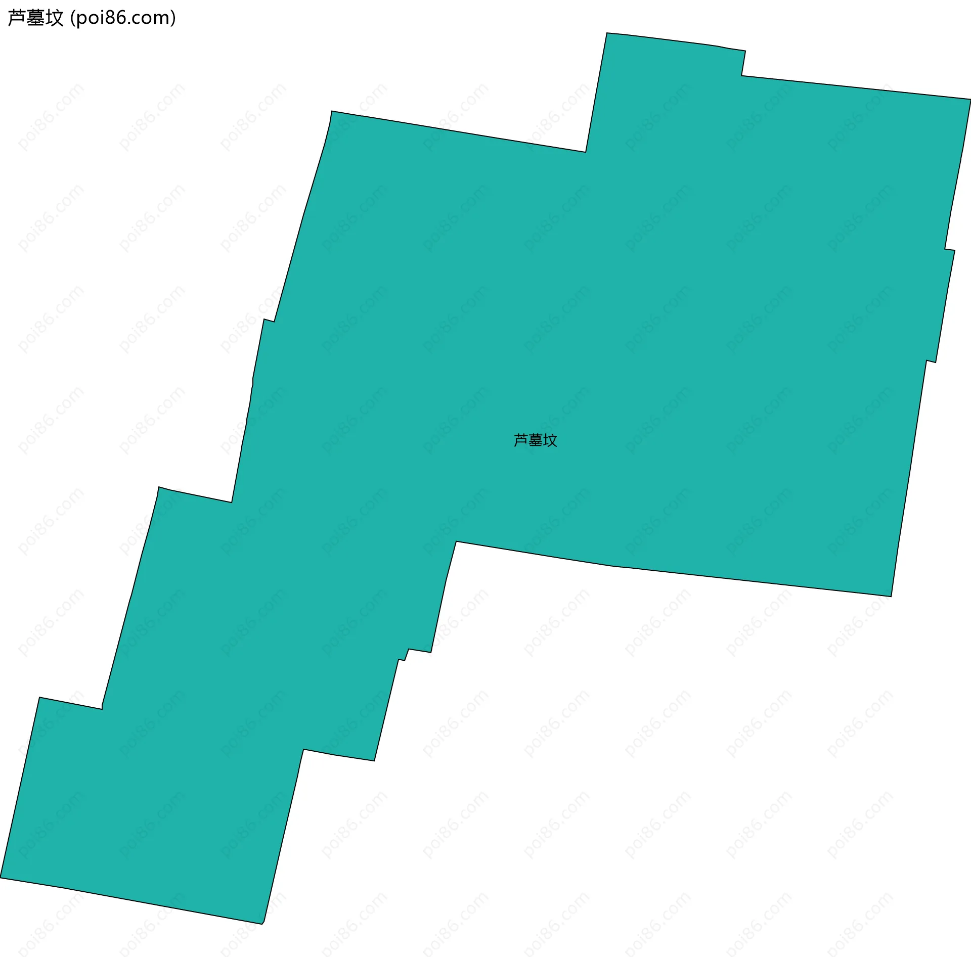 芦墓坟边界地图