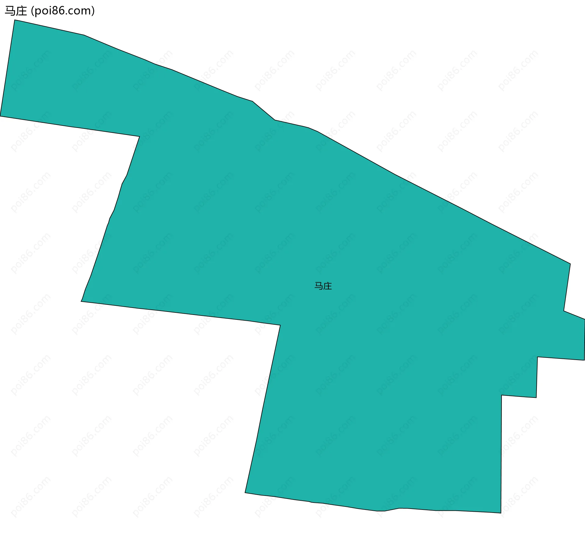 马庄边界地图