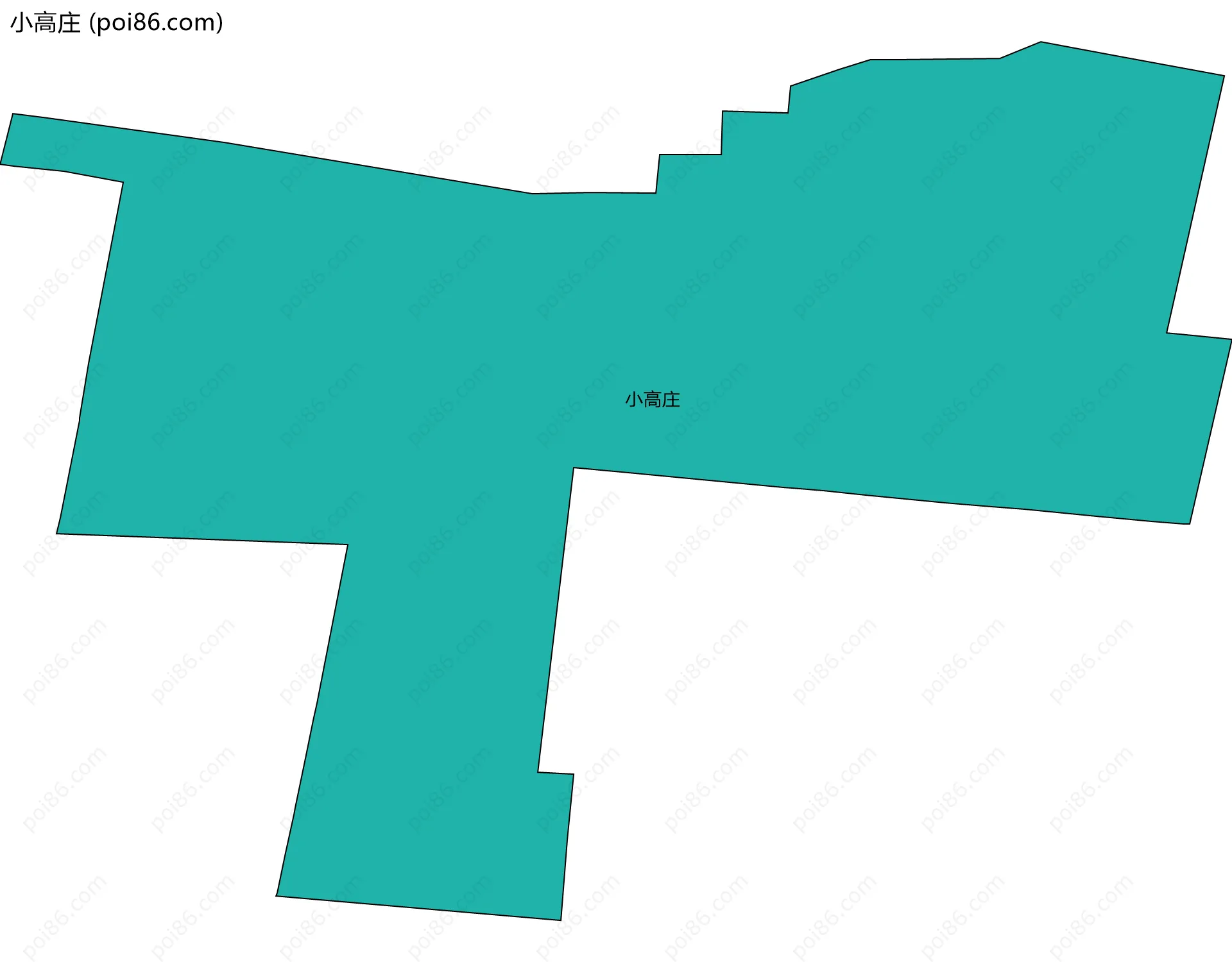小高庄边界地图