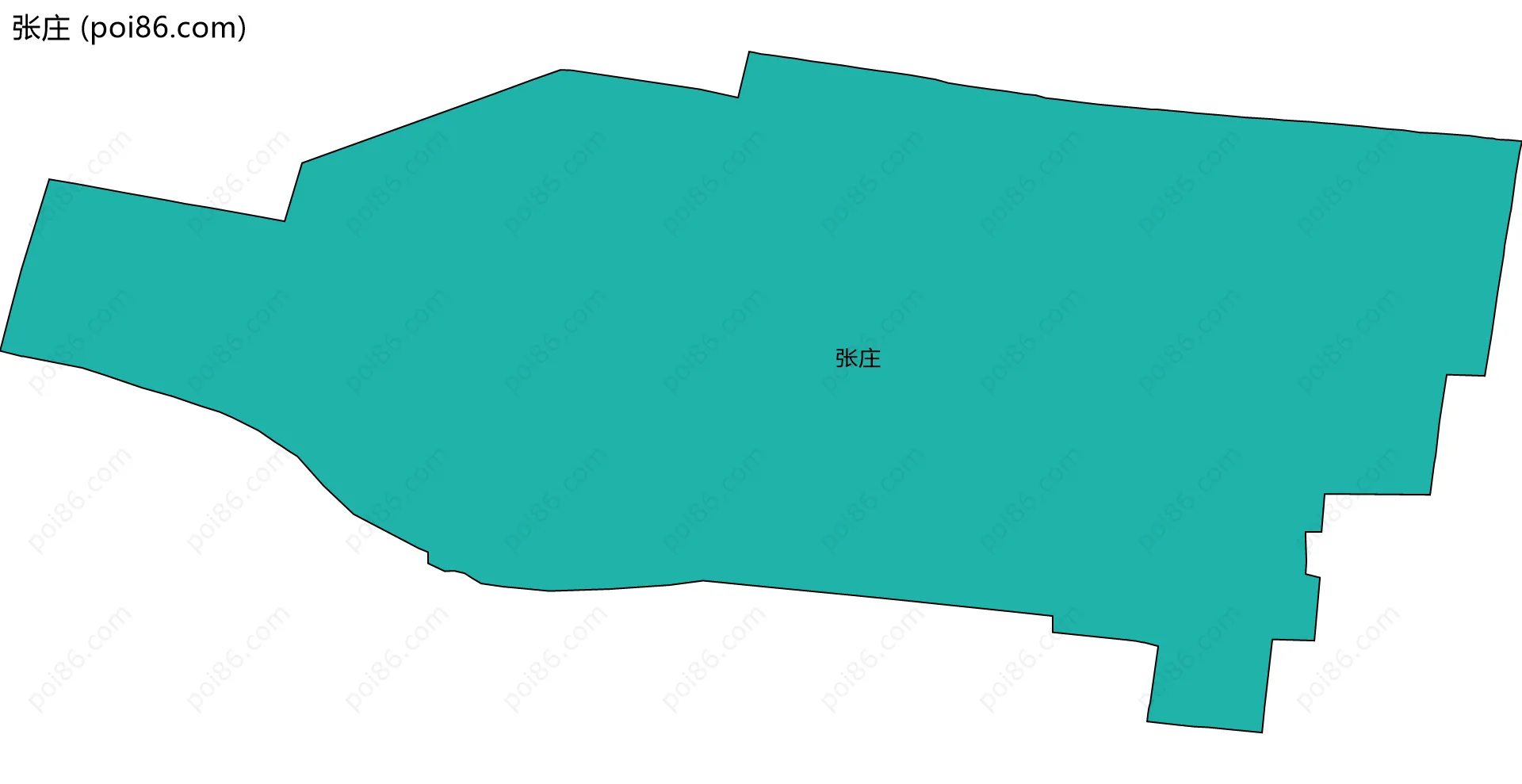 张庄边界地图