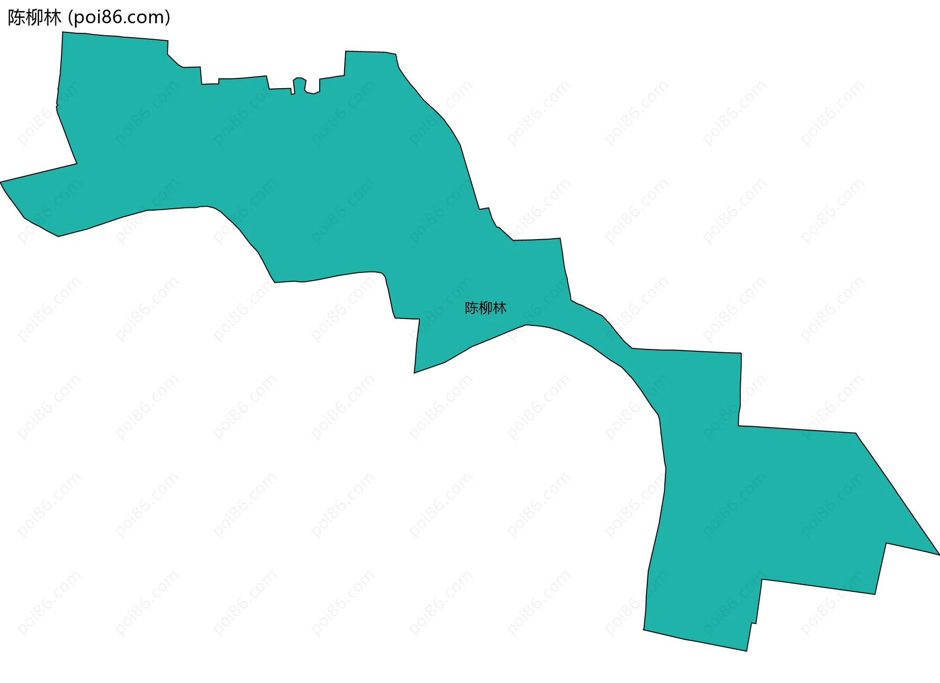 陈柳林边界地图