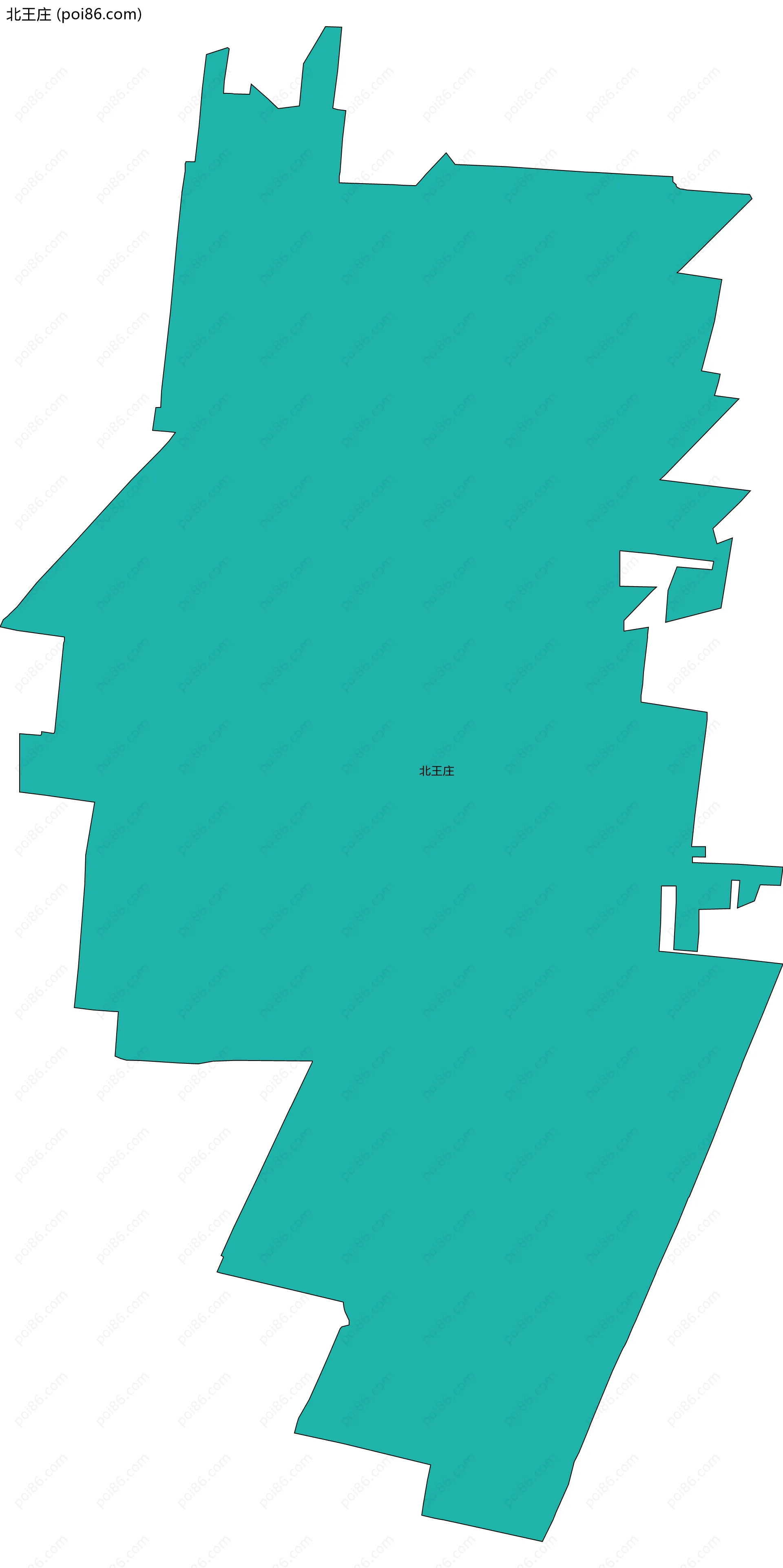 北王庄边界地图