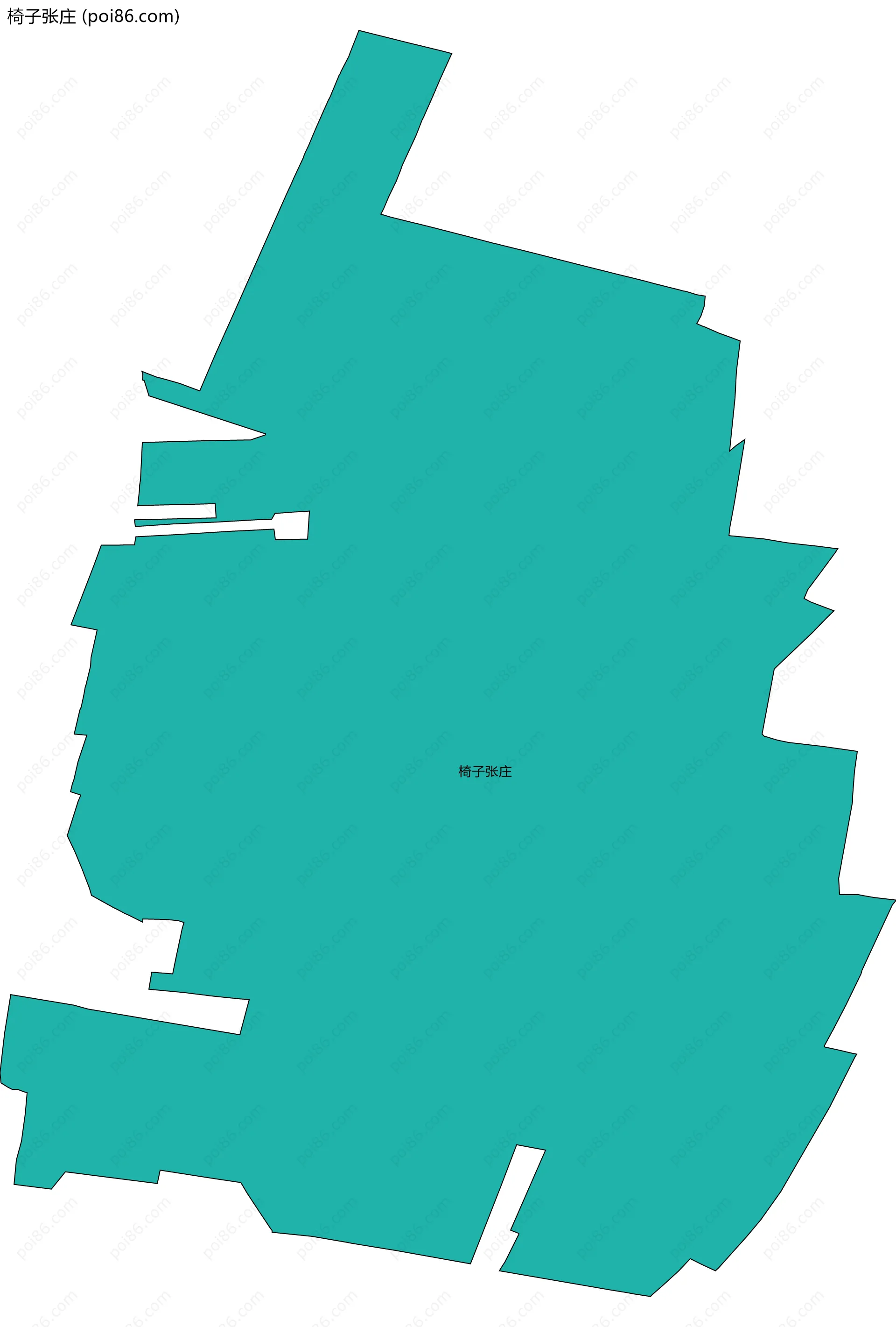 椅子张庄边界地图