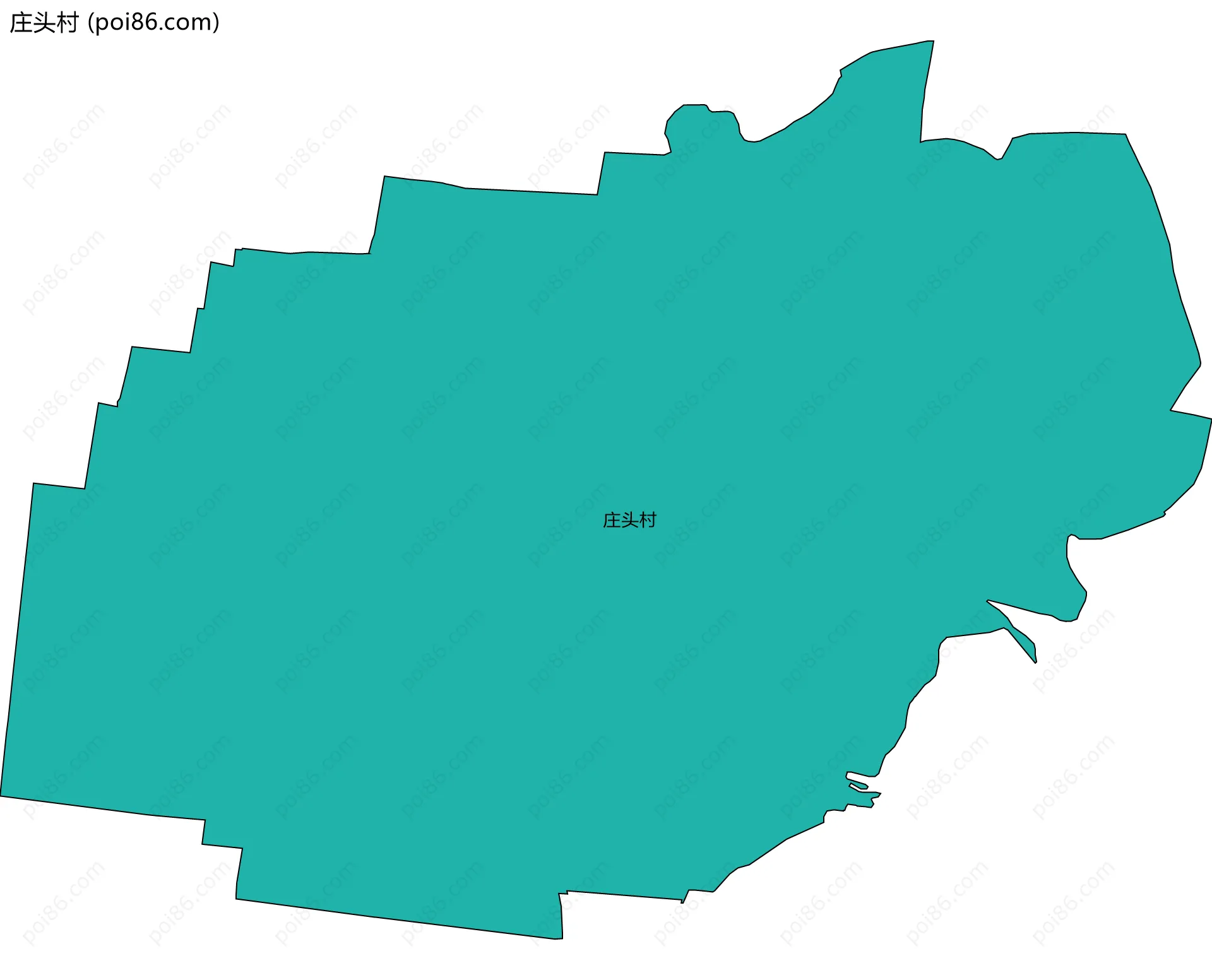 庄头村边界地图