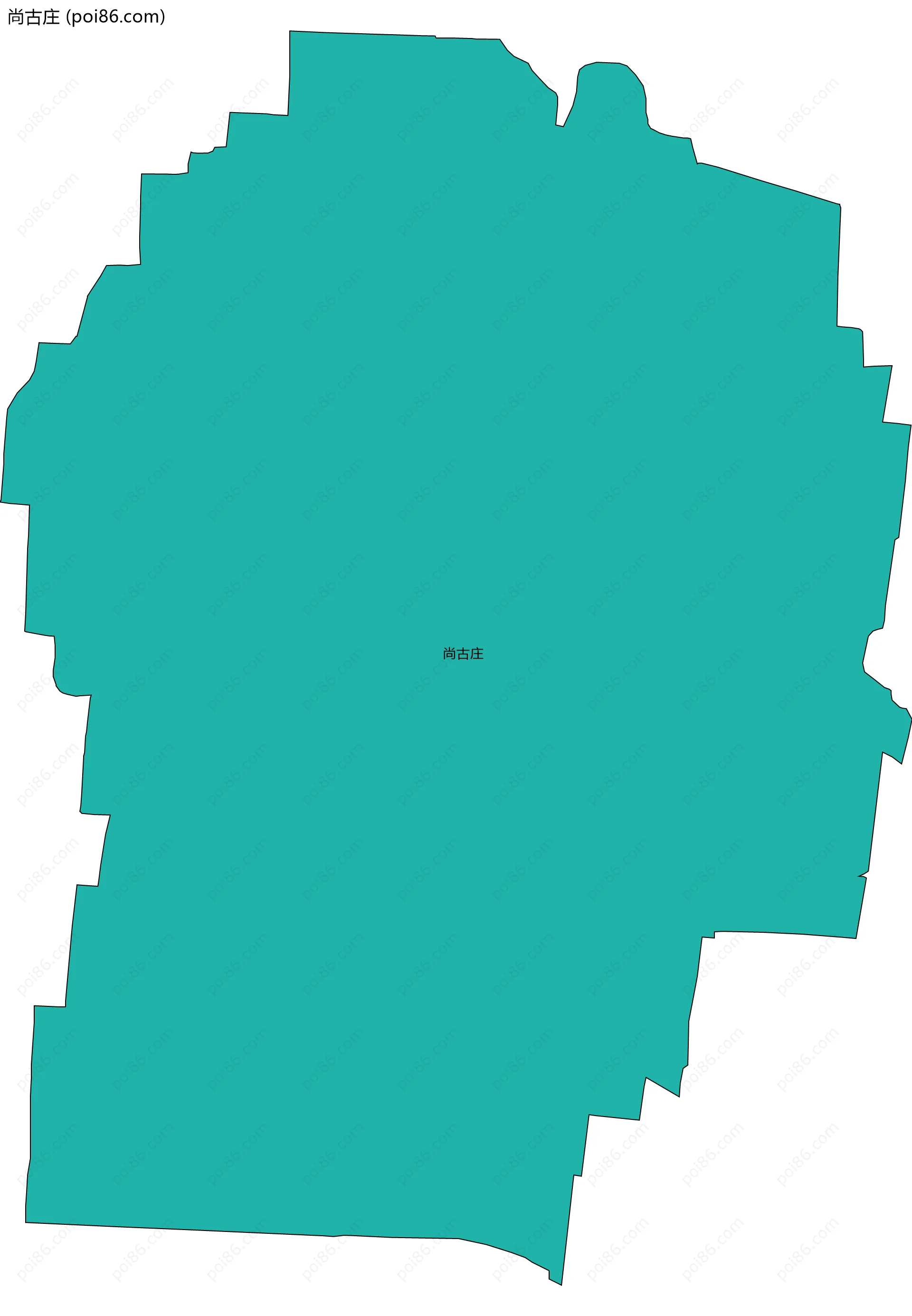 尚古庄边界地图