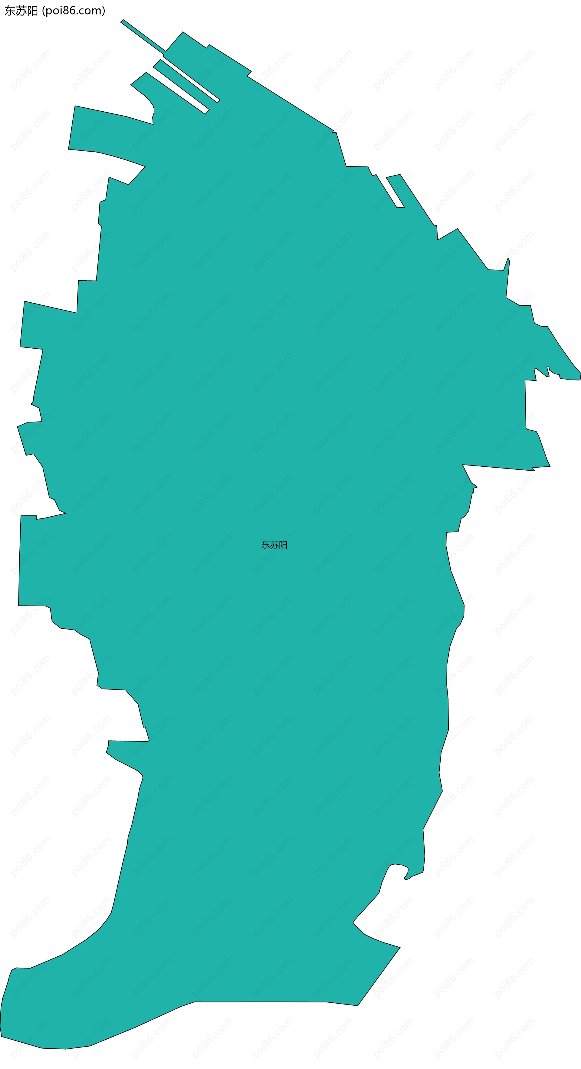东苏阳边界地图