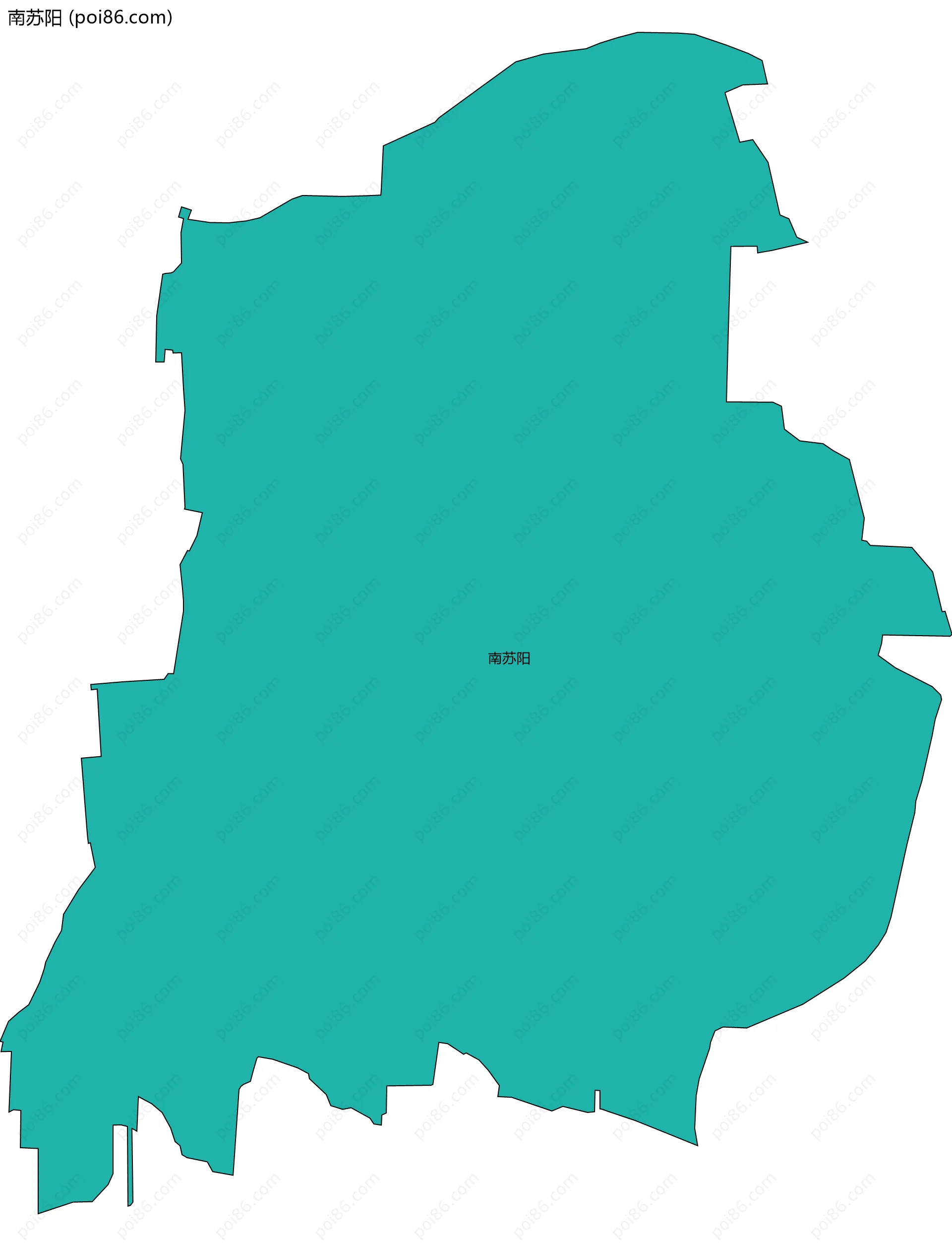 南苏阳边界地图